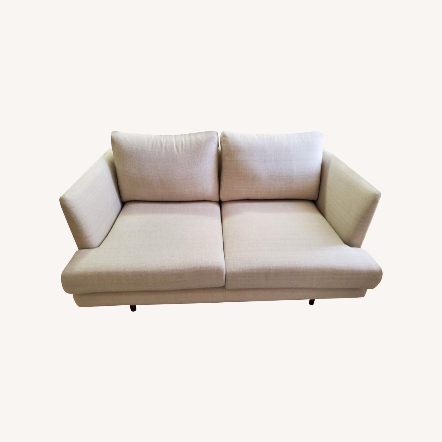 All Modern Miller Cream Loveseat - image-1