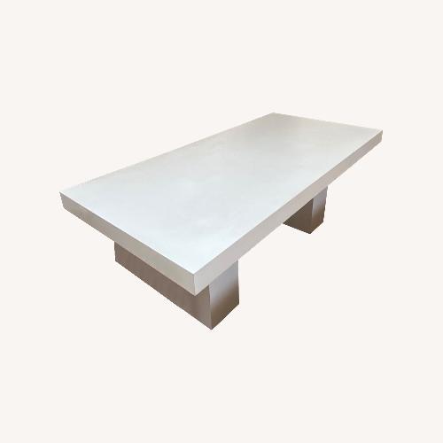 Used Taylor Made Custom Concrete Dining Table for sale on AptDeco