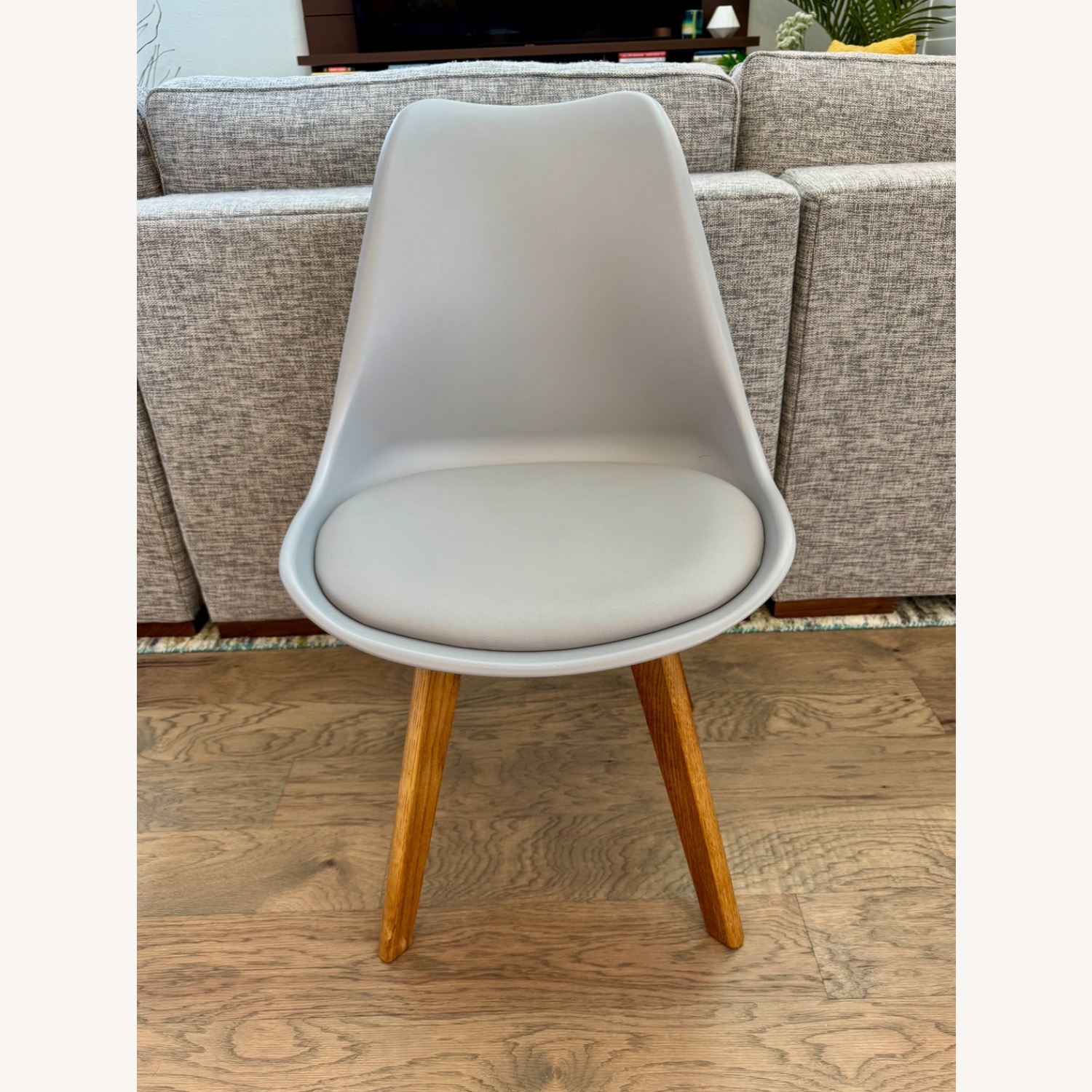 Set of 6 Modani Light Gray Dining Chairs - image-1