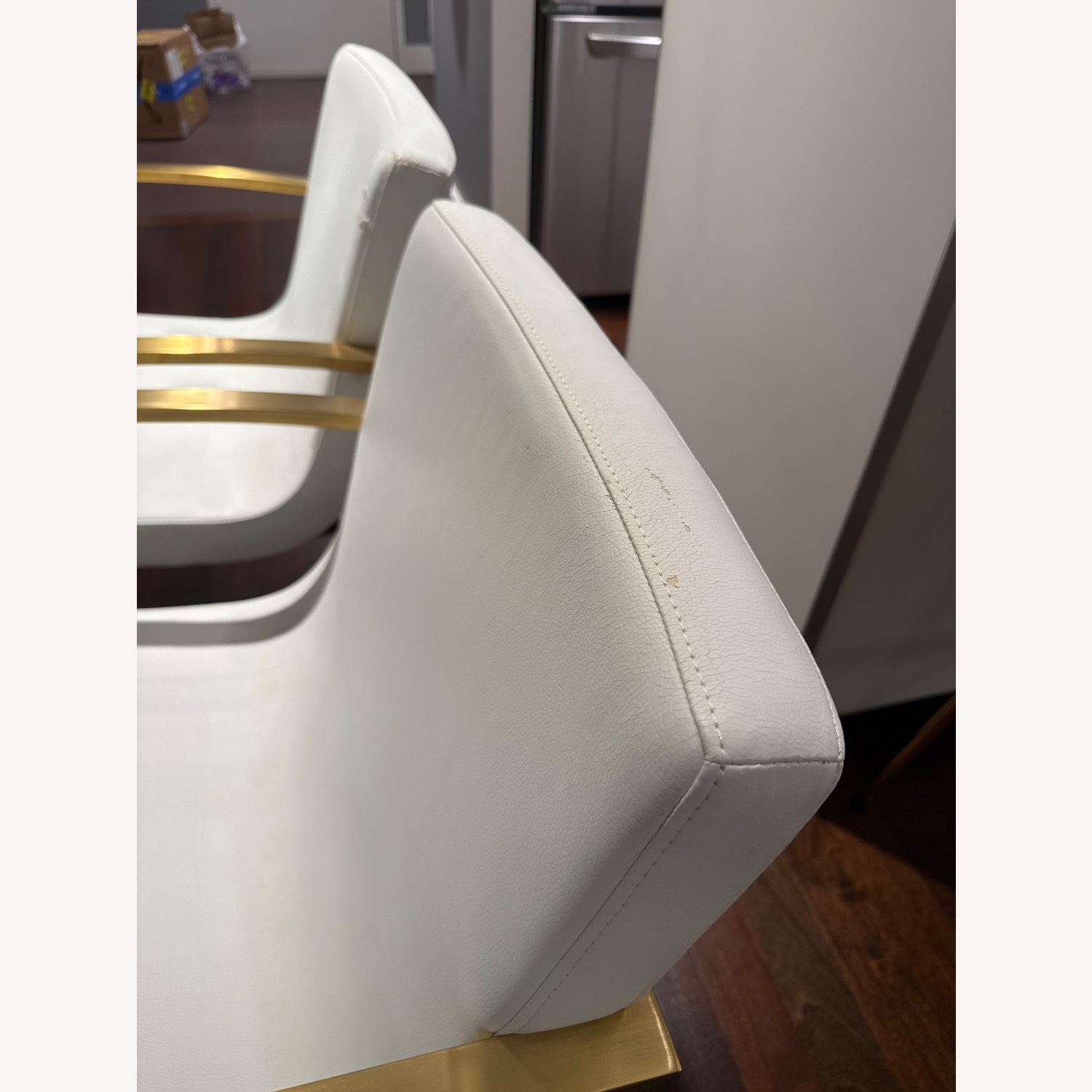 Nuevo Clara Dining Chair W Gold Hardware - image-6