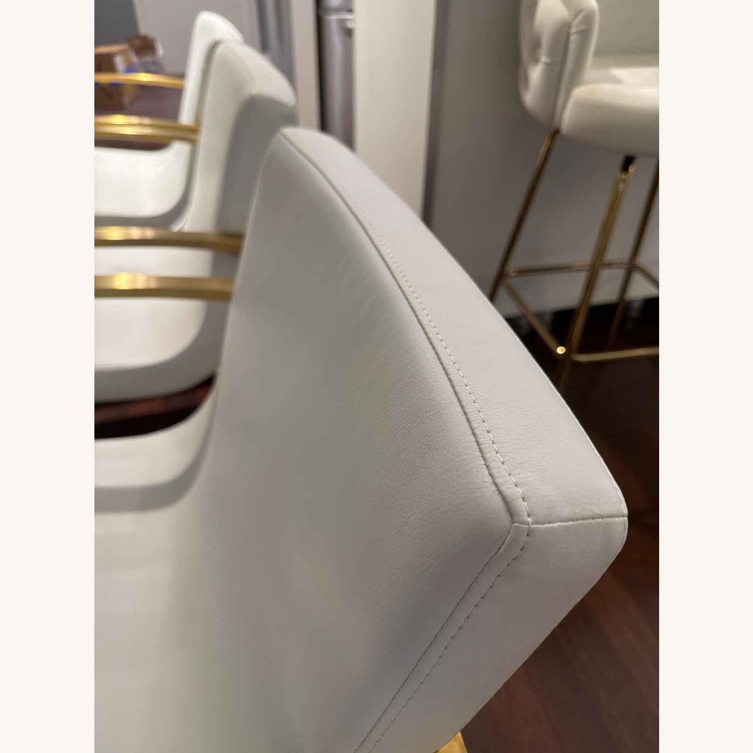 Nuevo Clara Dining Chair W Gold Hardware - image-7