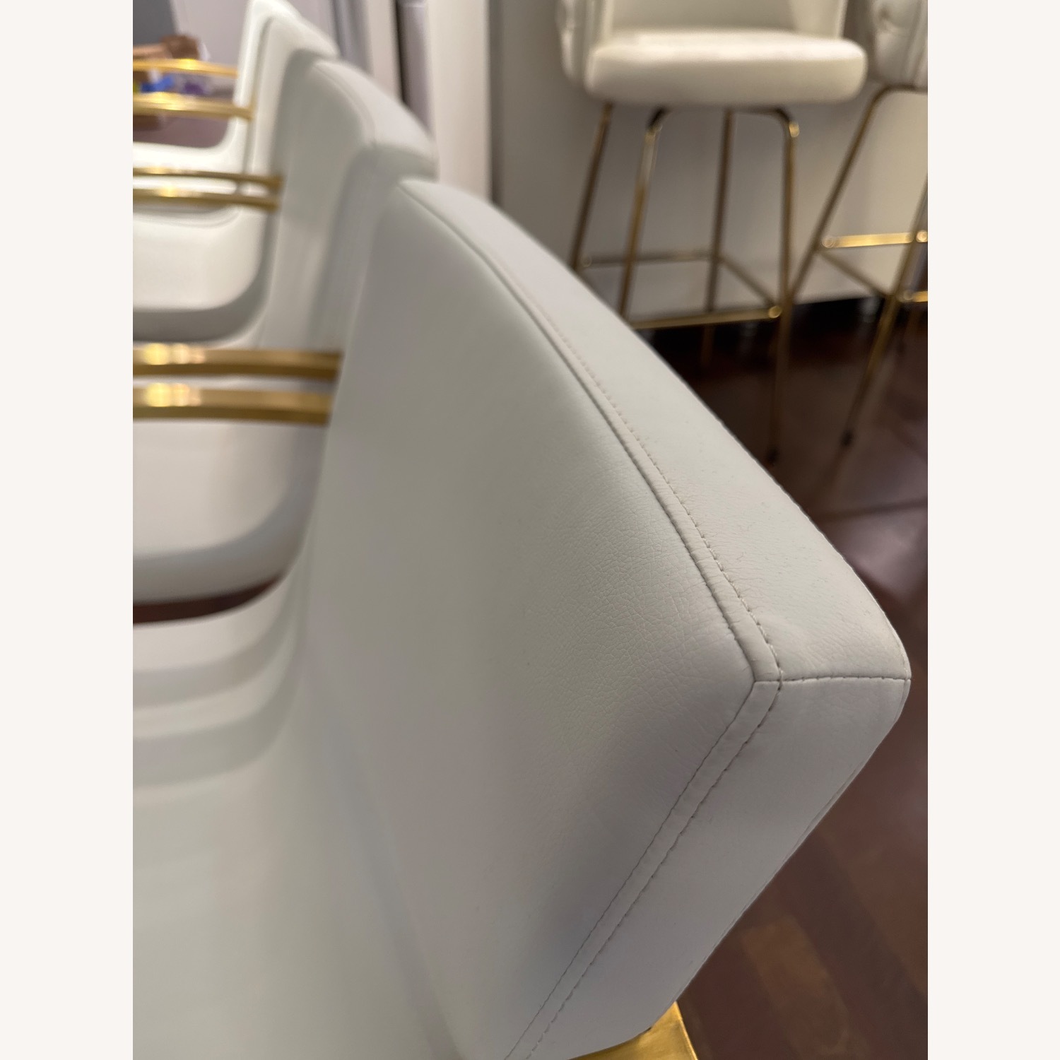 Nuevo Clara Dining Chair W Gold Hardware - image-8