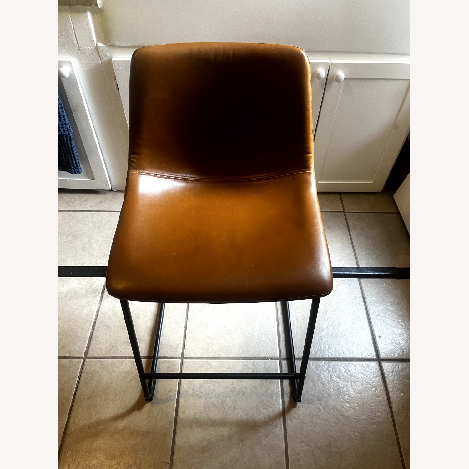 AllModern Nia Vegan Leather Counter Chairs - image-4