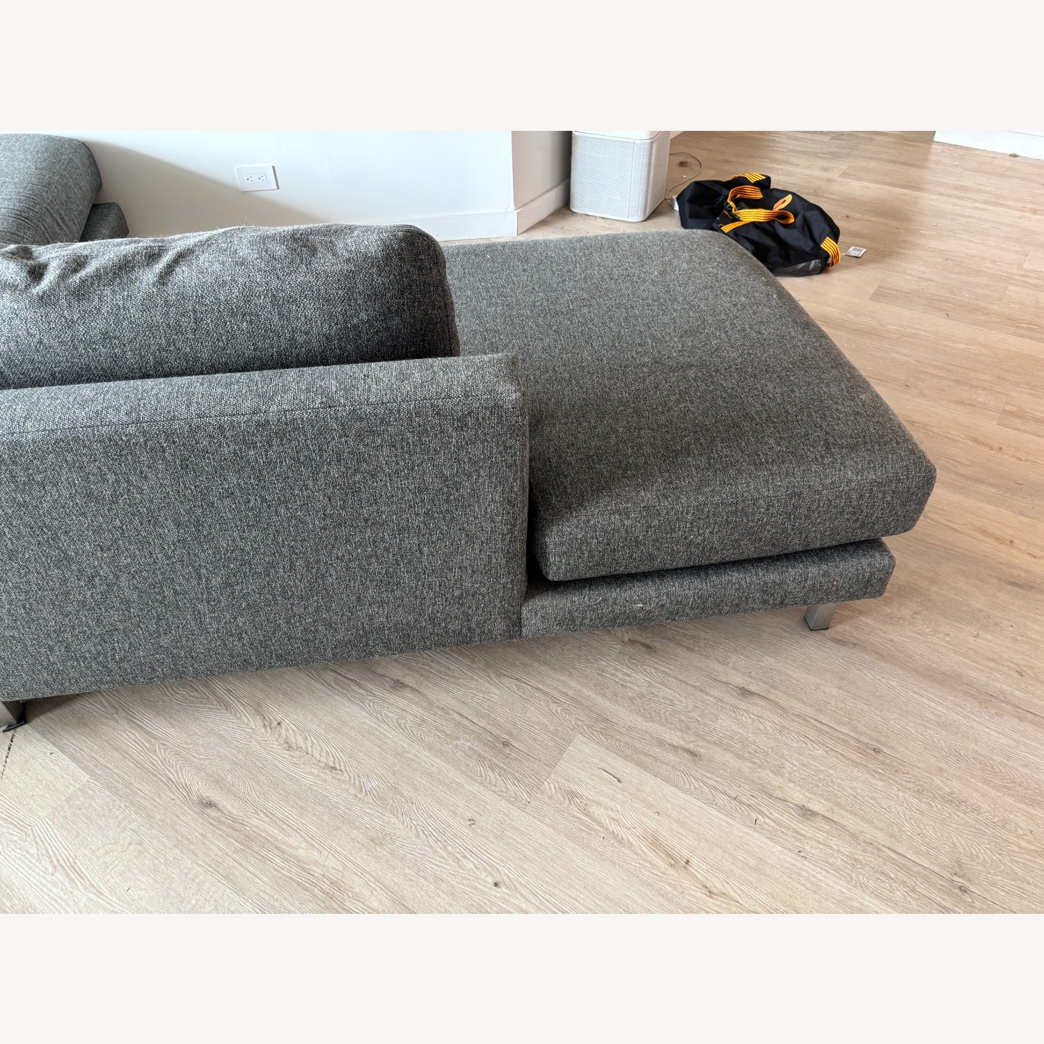 Room & Board Grey L-Shaped Sectional - image-4