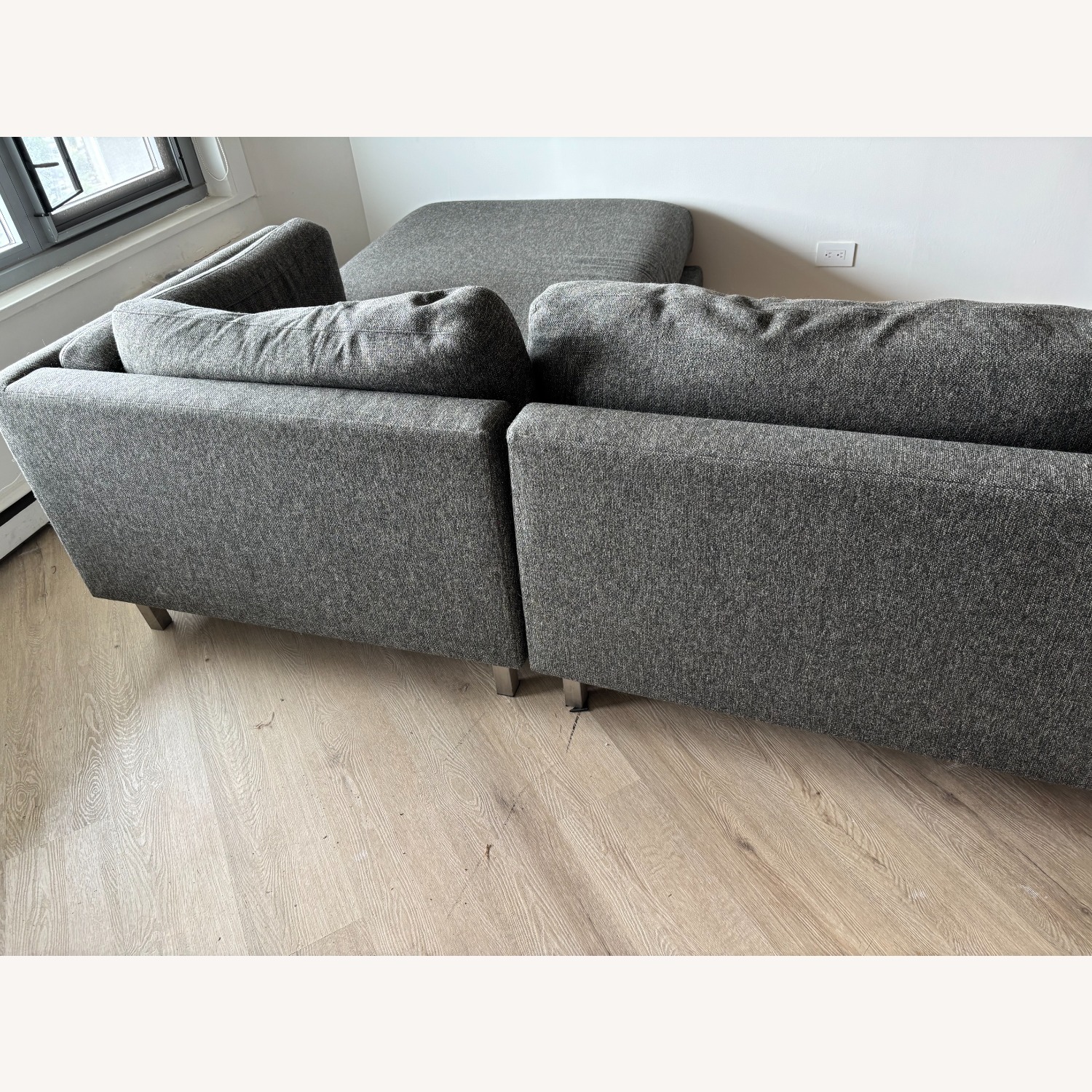 Room & Board Grey L-Shaped Sectional - image-5