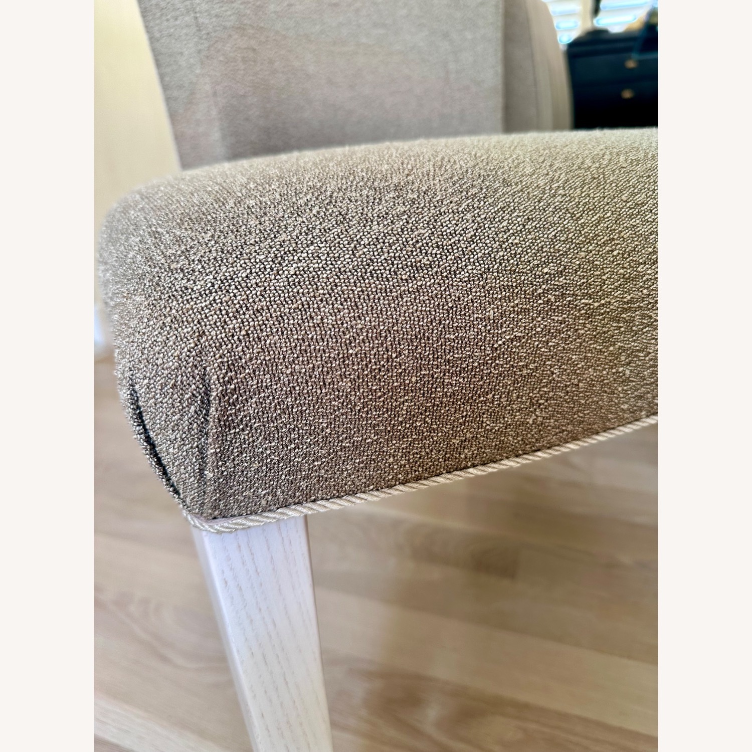 Glass Dining Table w Stone Pedestals & 8 Chairs - image-13