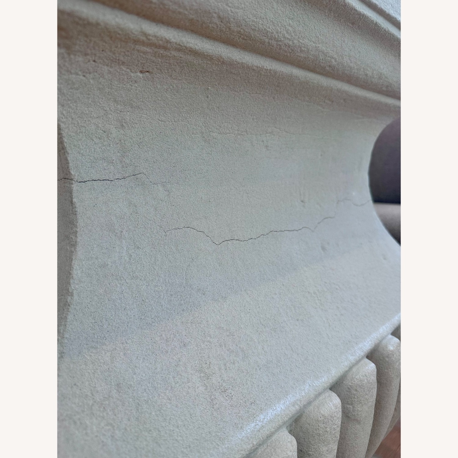 Glass Dining Table w Stone Pedestals & 8 Chairs - image-4