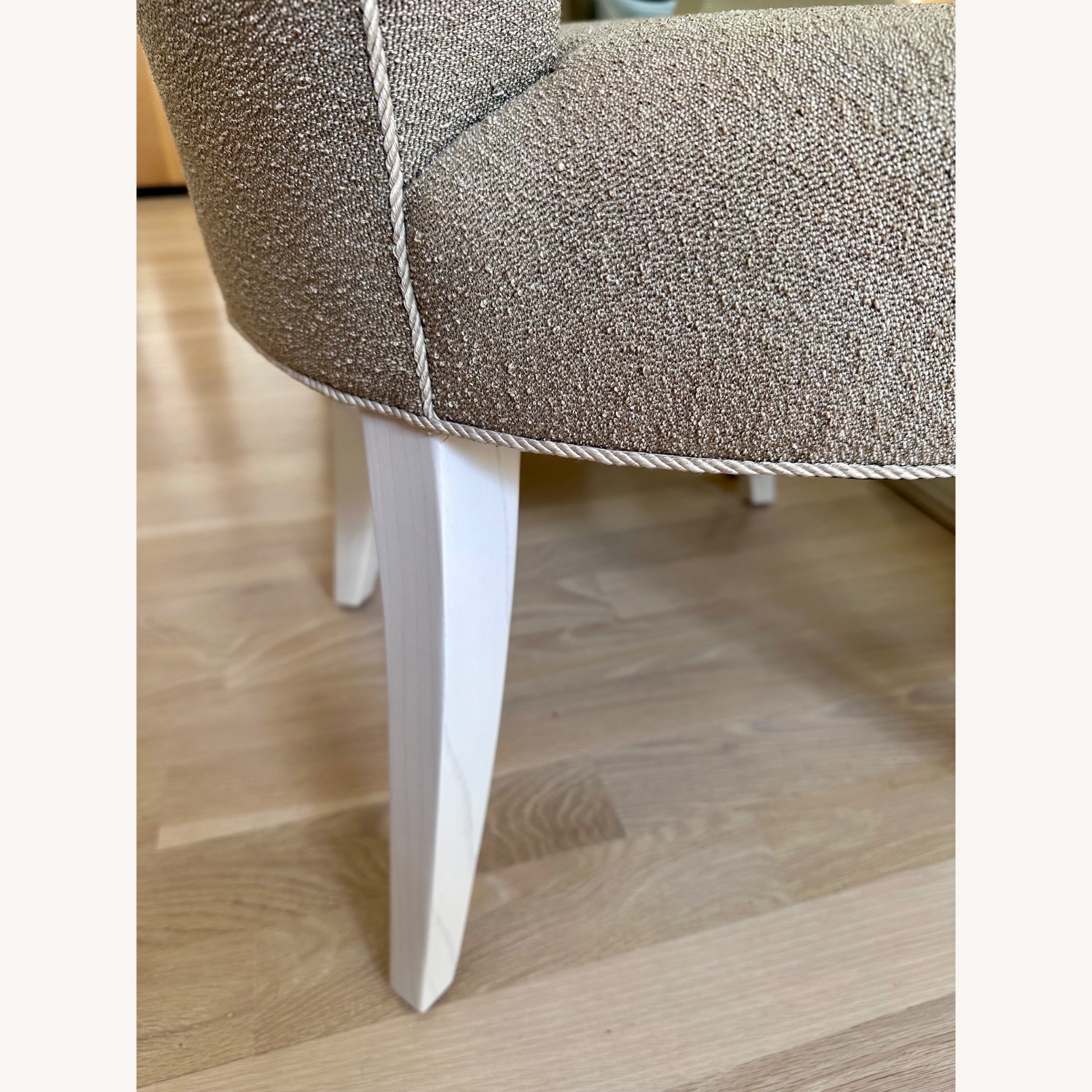 Glass Dining Table w Stone Pedestals & 8 Chairs - image-14