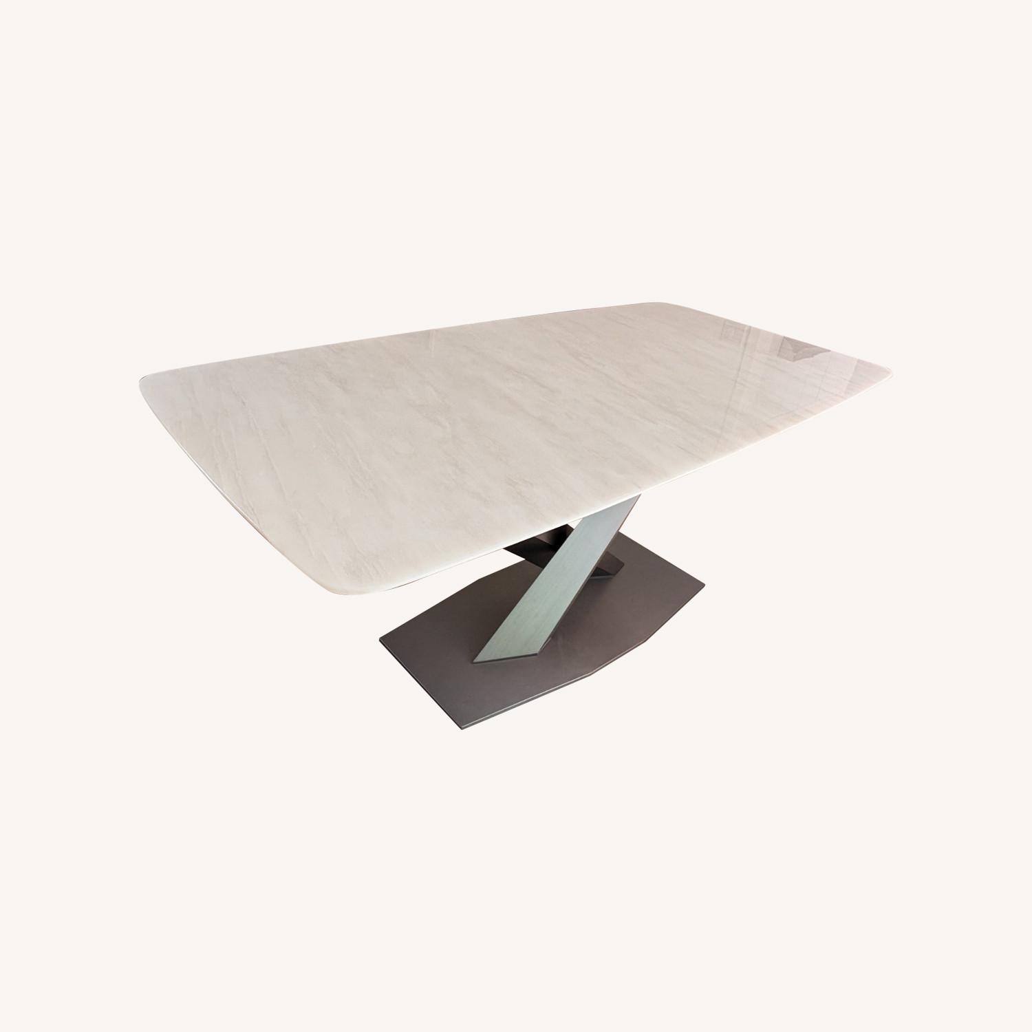  Karibib lce Marble Dining Table - image-0