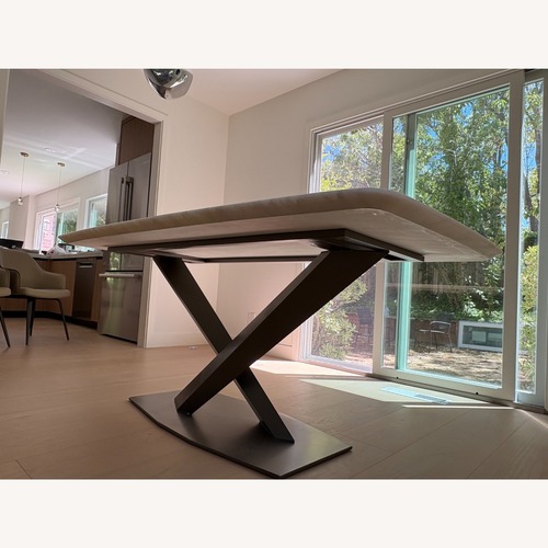 Used  Karibib lce Marble Dining Table for sale on AptDeco