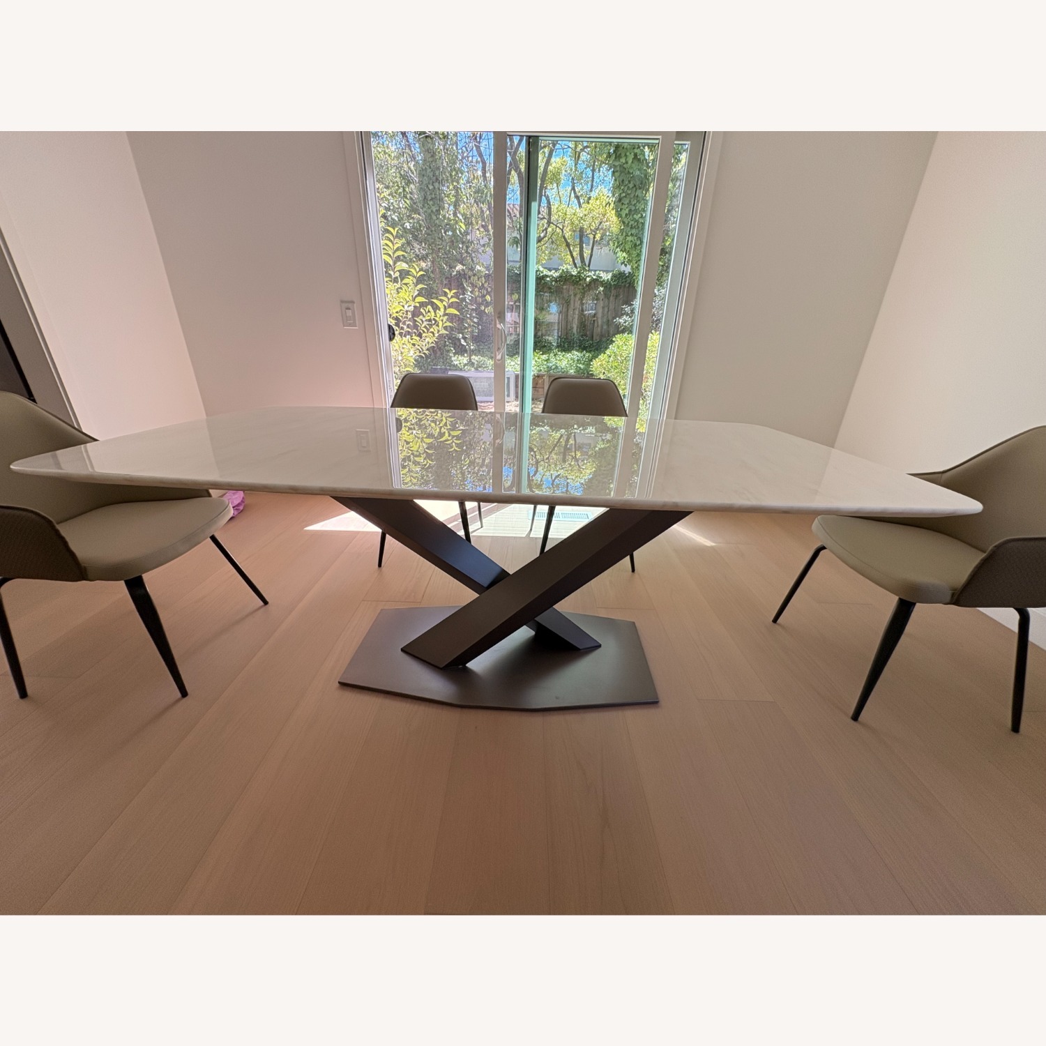 Karibib lce Marble Dining Table - image-4