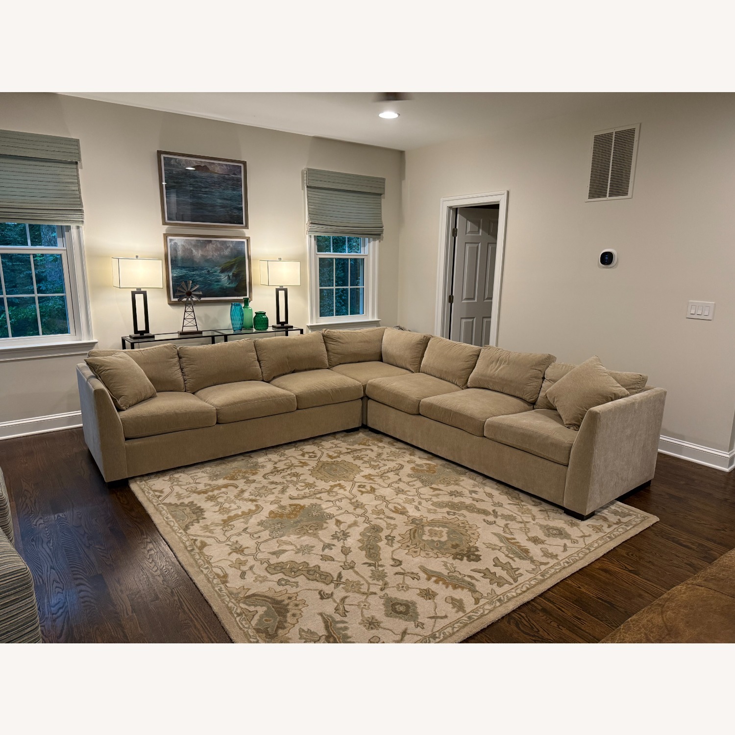 Kravet Sectional Custom 116" W x 116" D x 33" H - image-1