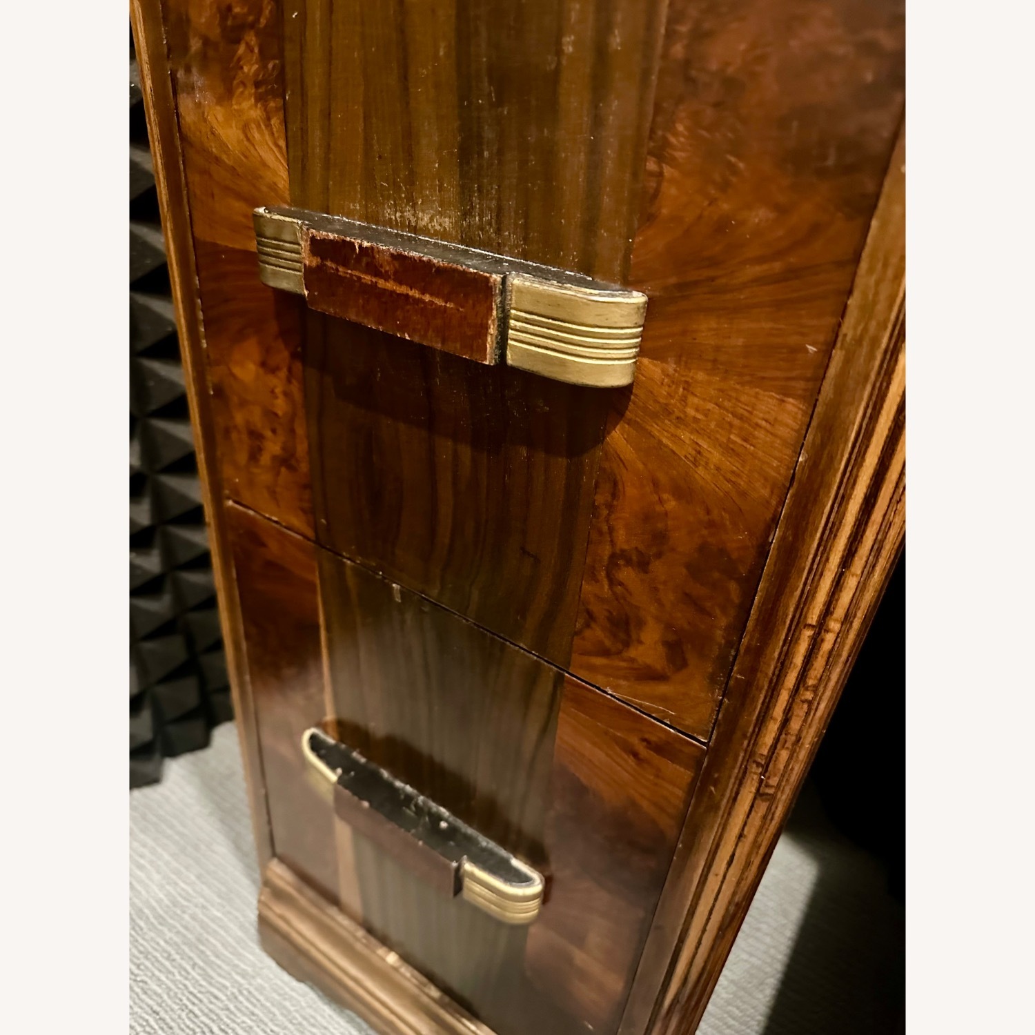 Art Deco Vanity Makeup Dressing Table - image-16