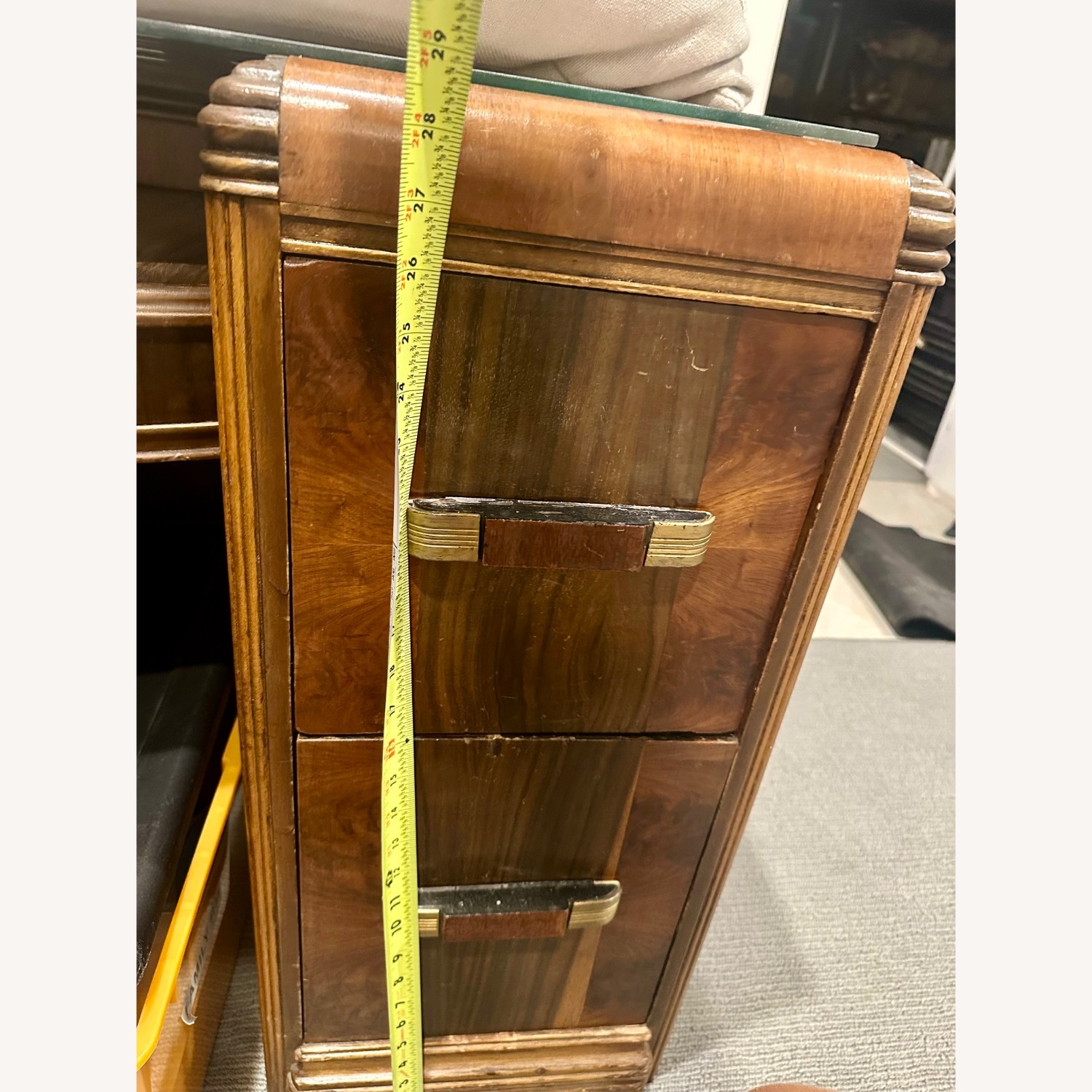 Art Deco Vanity Makeup Dressing Table - image-15