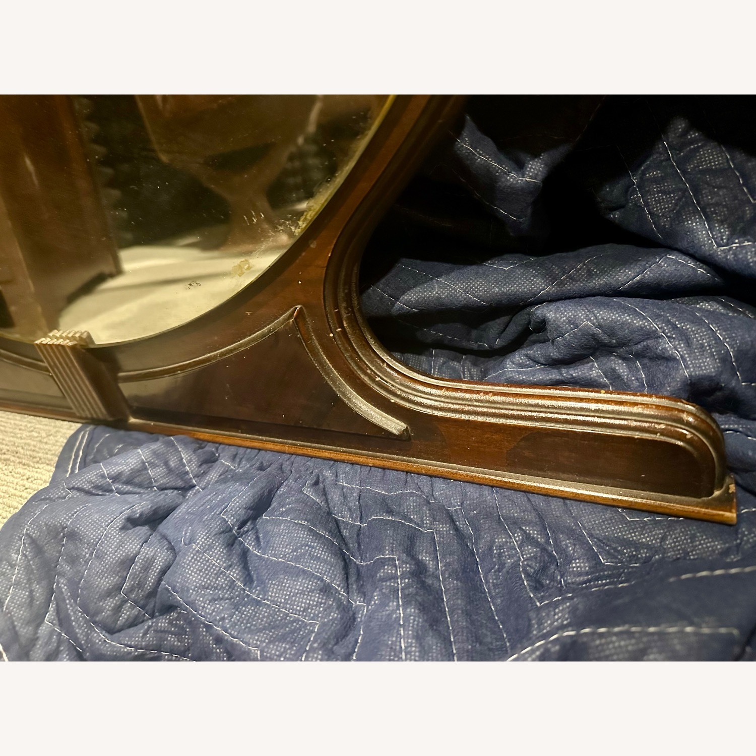 Art Deco Vanity Makeup Dressing Table - image-4