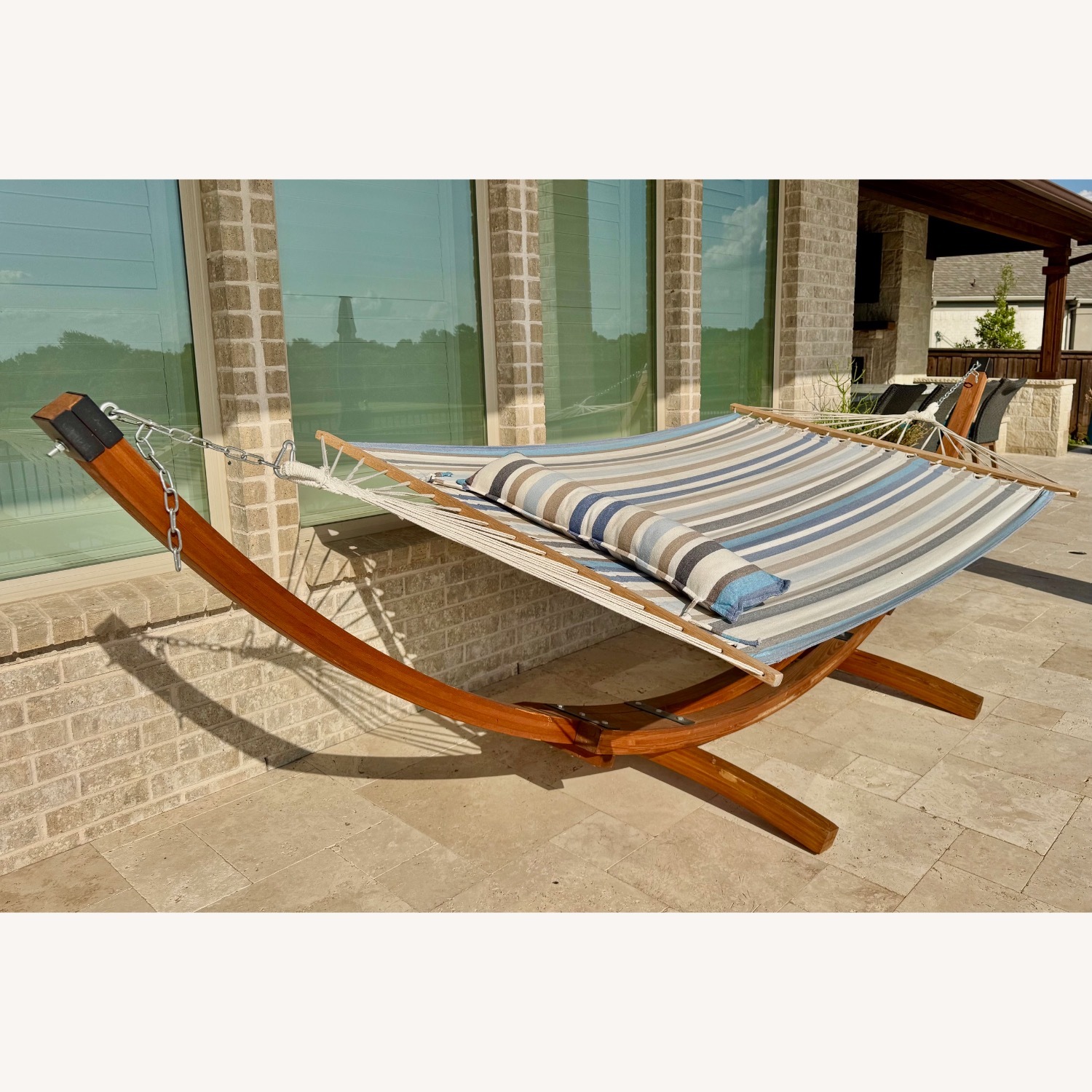 Wood Frame Hammock - image-1