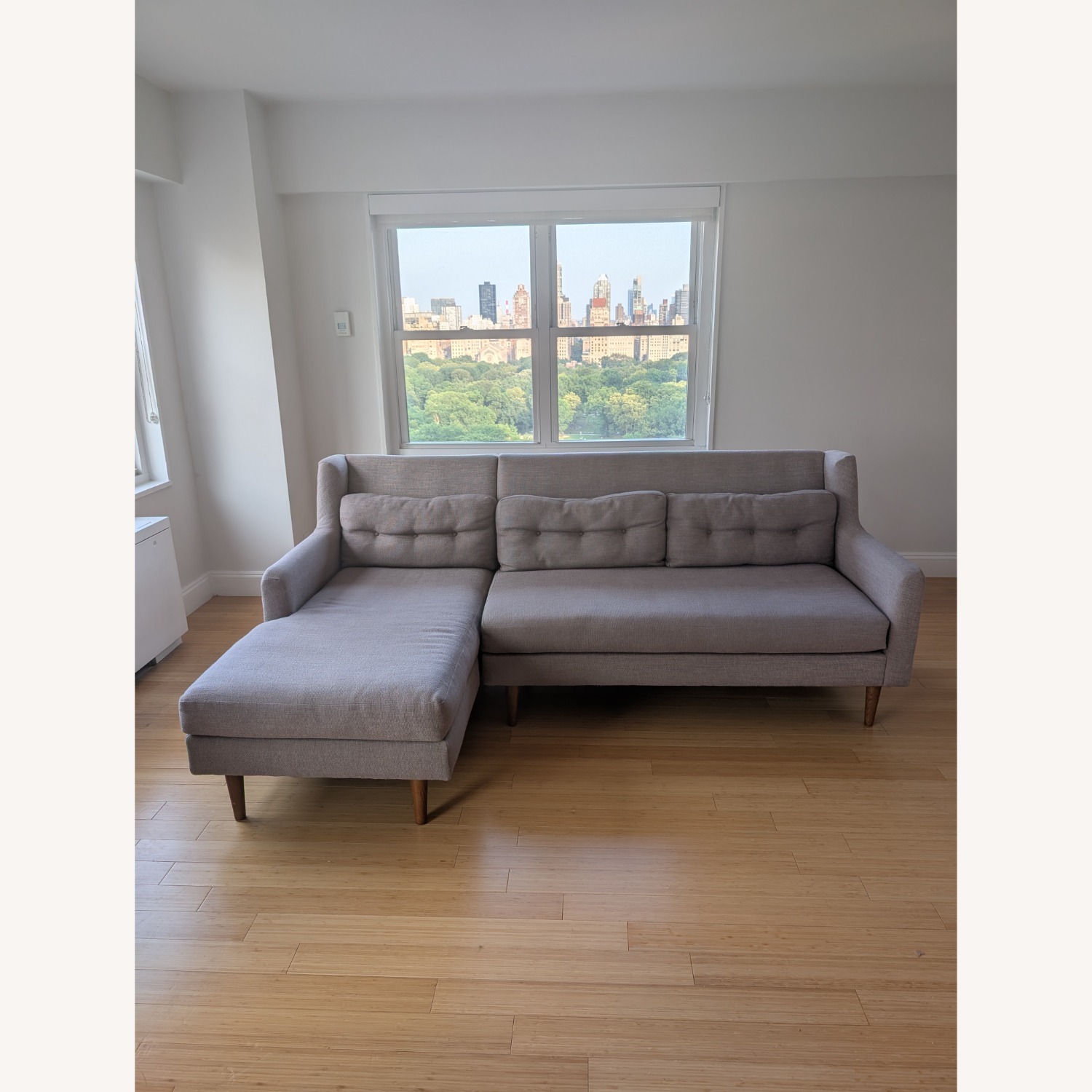 West Elm Crosby 2 Piece Chaise Sofa - image-1