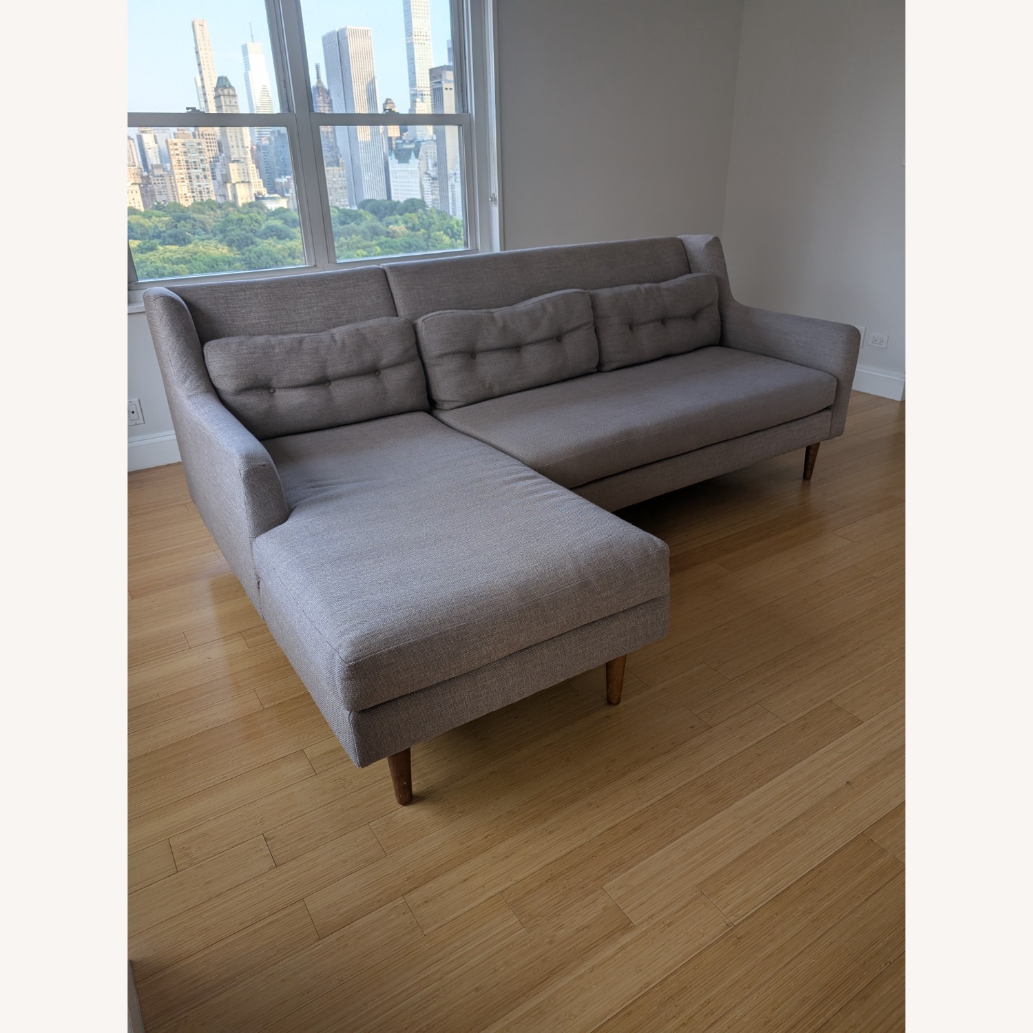 West Elm Crosby 2 Piece Chaise Sofa - image-6