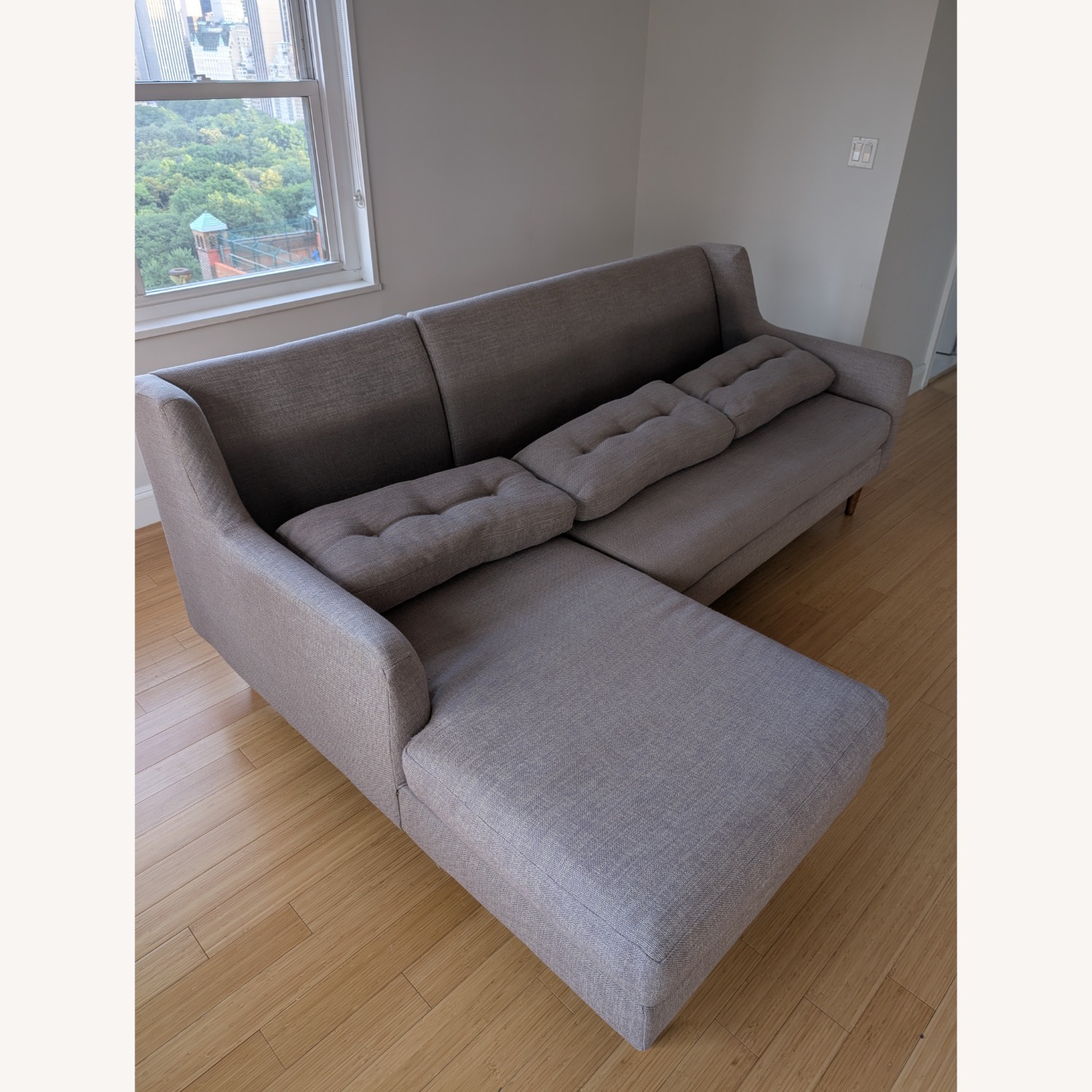 West Elm Crosby 2 Piece Chaise Sofa - image-5