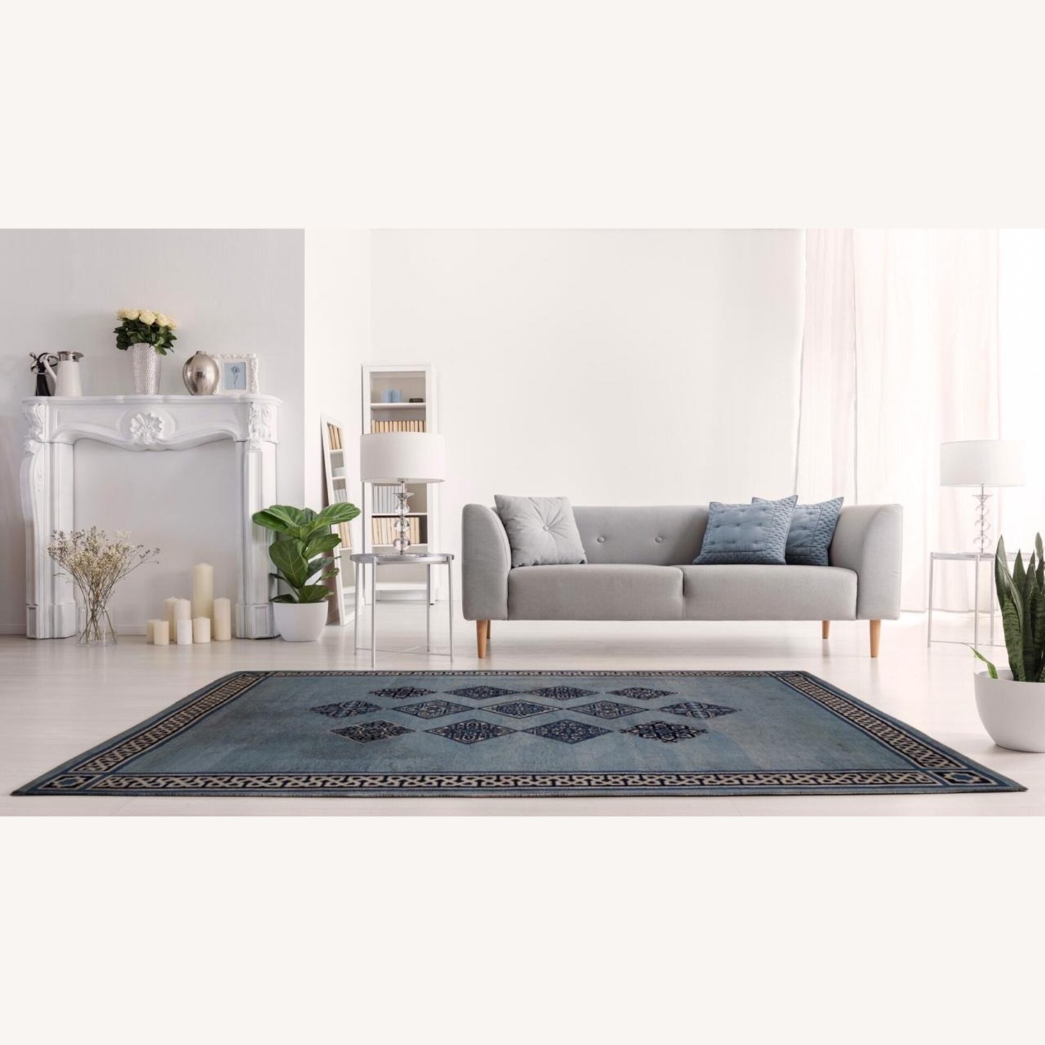 Royal Knotted Carpet 100% Naturally Dyed Wool - image-1