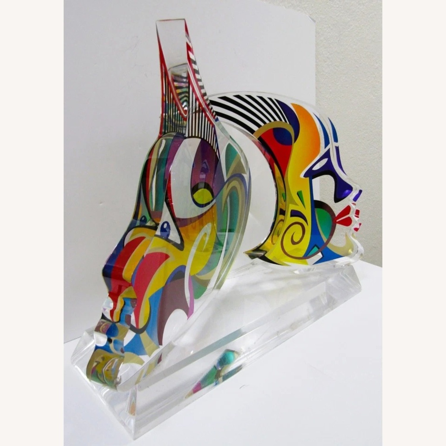 Shlomi Haziza Double Impression Lucite Sculpture - image-8