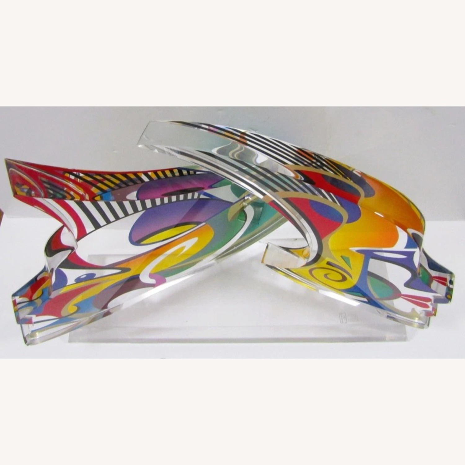 Shlomi Haziza Double Impression Lucite Sculpture - image-6