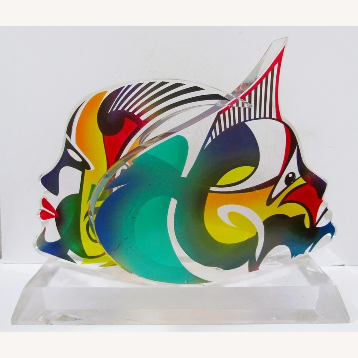 Shlomi Haziza Double Impression Lucite Sculpture - image-11