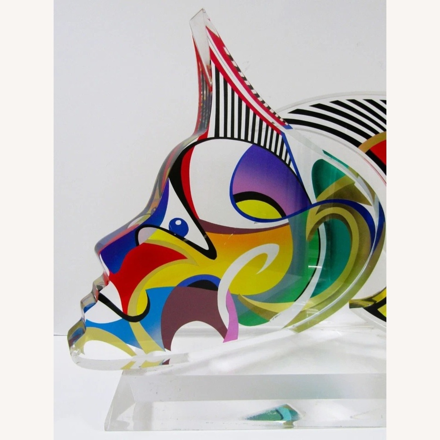 Shlomi Haziza Double Impression Lucite Sculpture - image-3