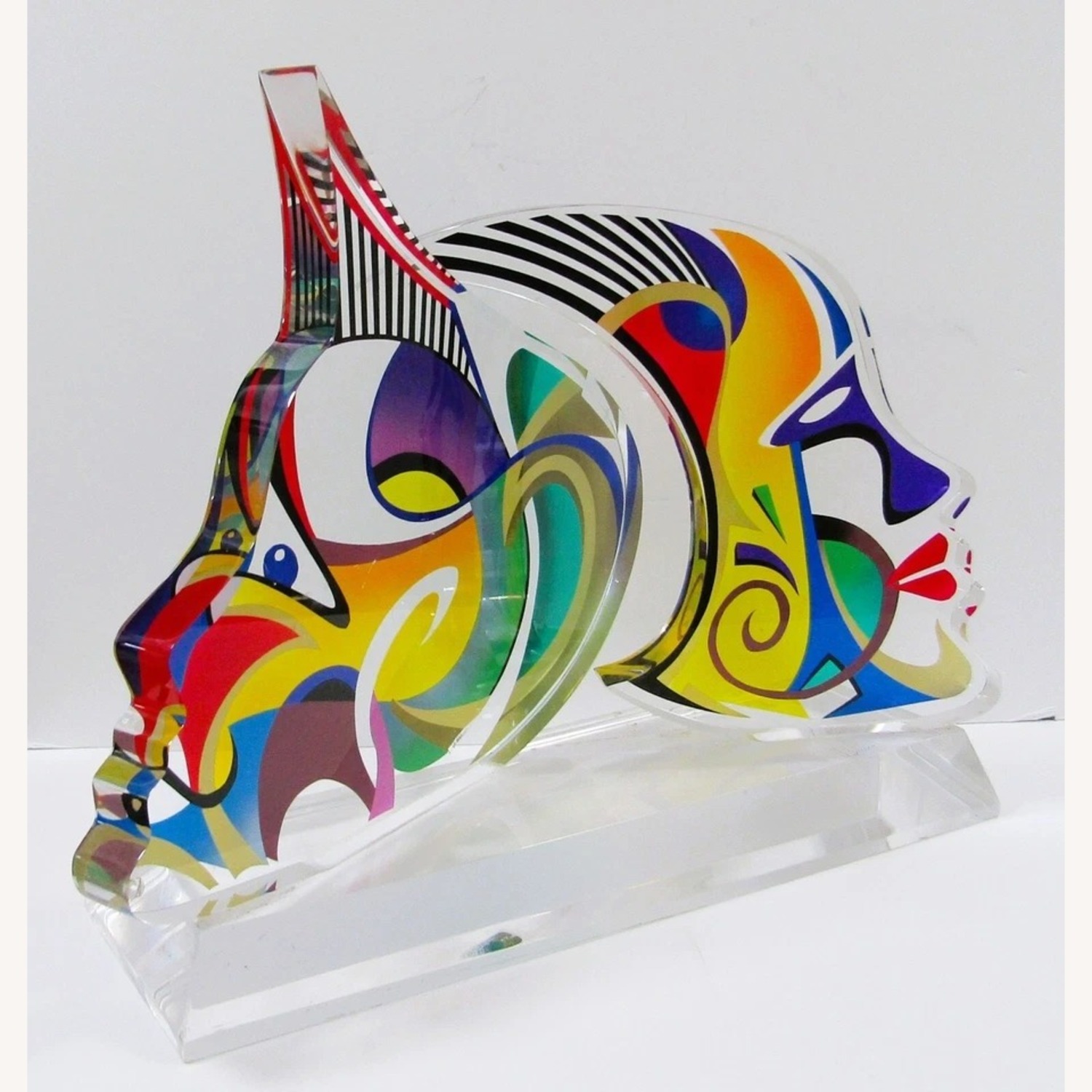 Shlomi Haziza Double Impression Lucite Sculpture - image-9