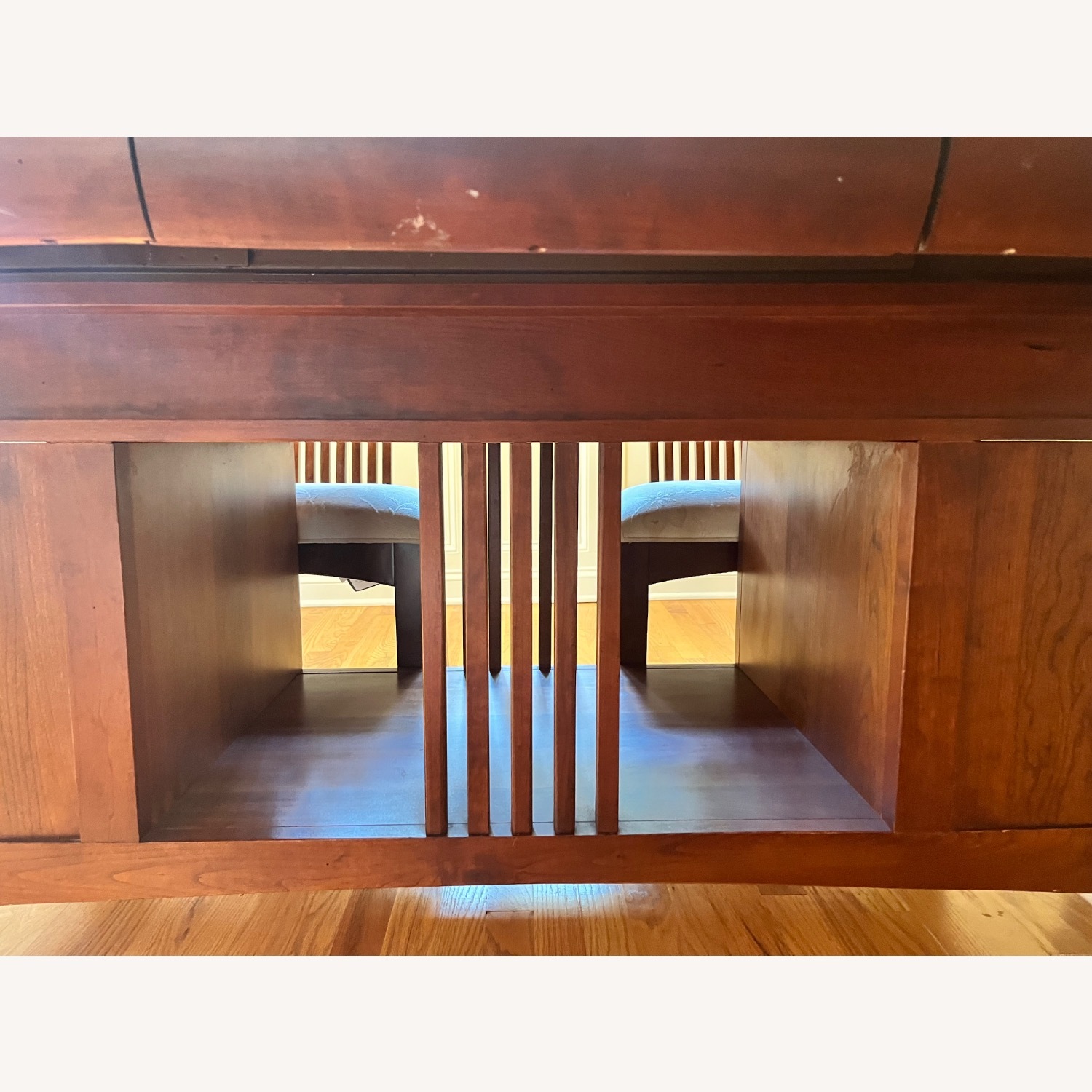 Dining Table with 6 Chairs and 2 Leaves - image-5