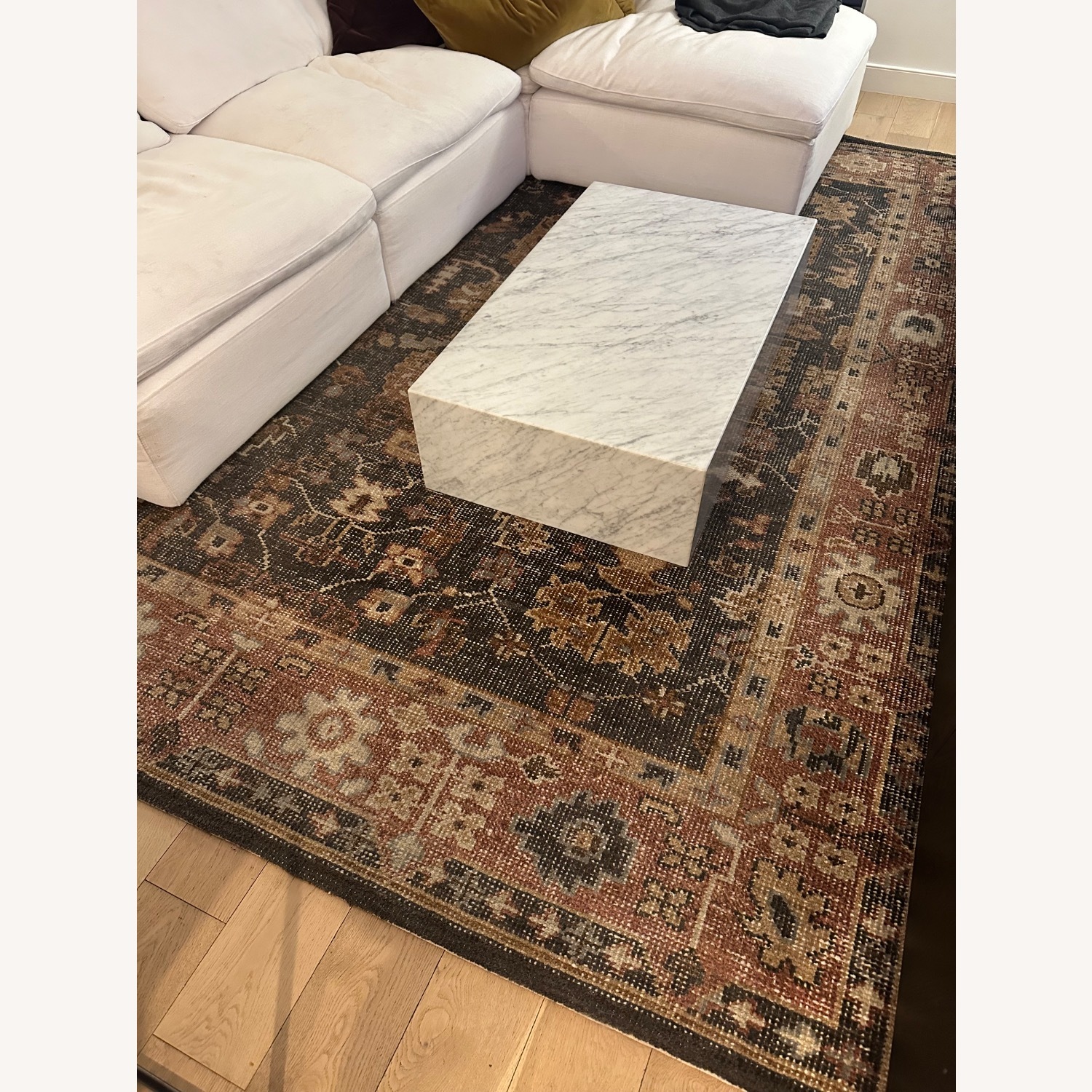 Audi Copenhagen Plinth Low Marble Table – Carrara - image-3