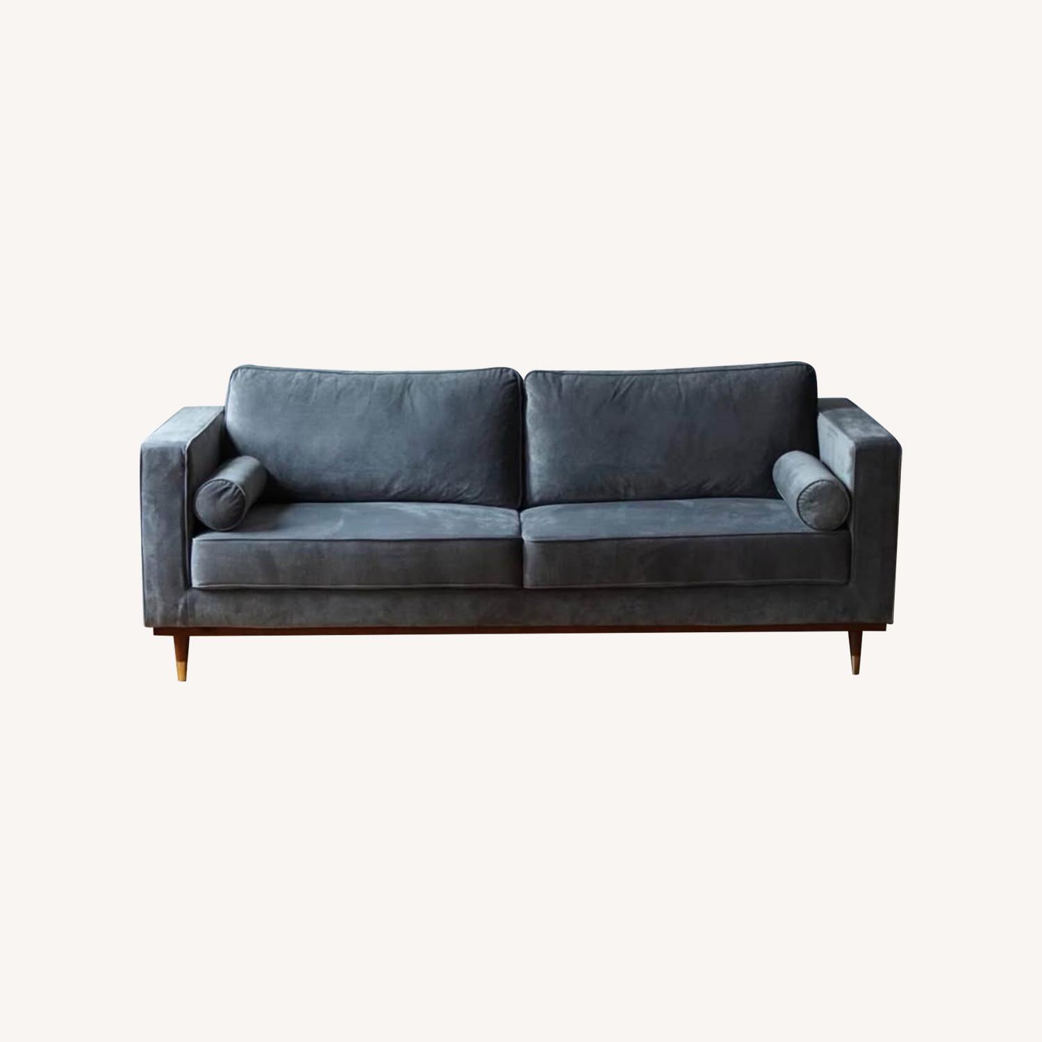 Brooklyn Space Custom Light Grey Sofa - image-0