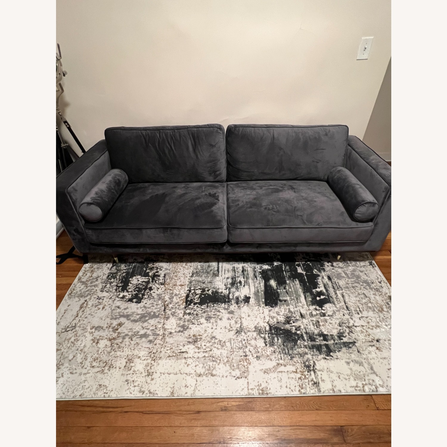 Brooklyn Space Custom Light Grey Sofa - image-3