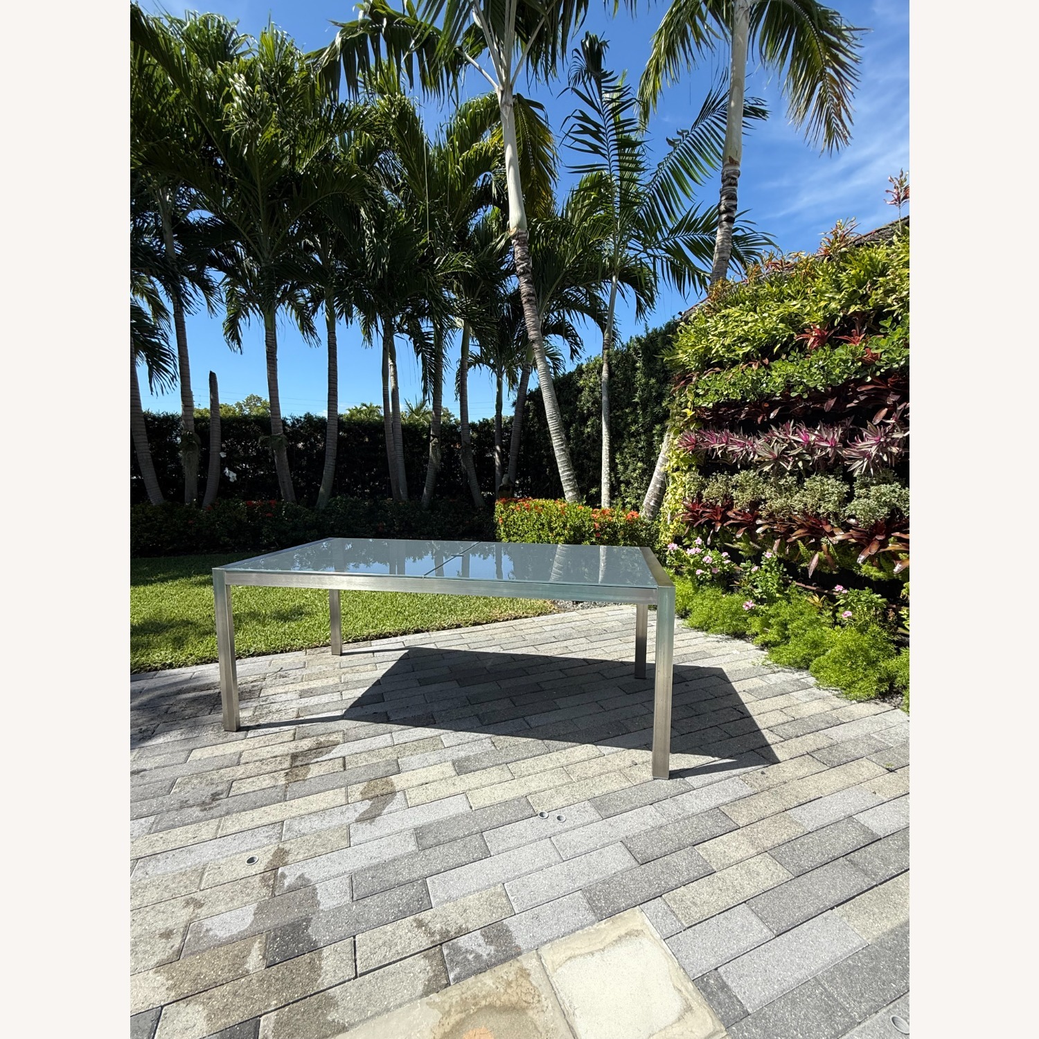 Dune Dining Table W Charcoal Glass - image-2