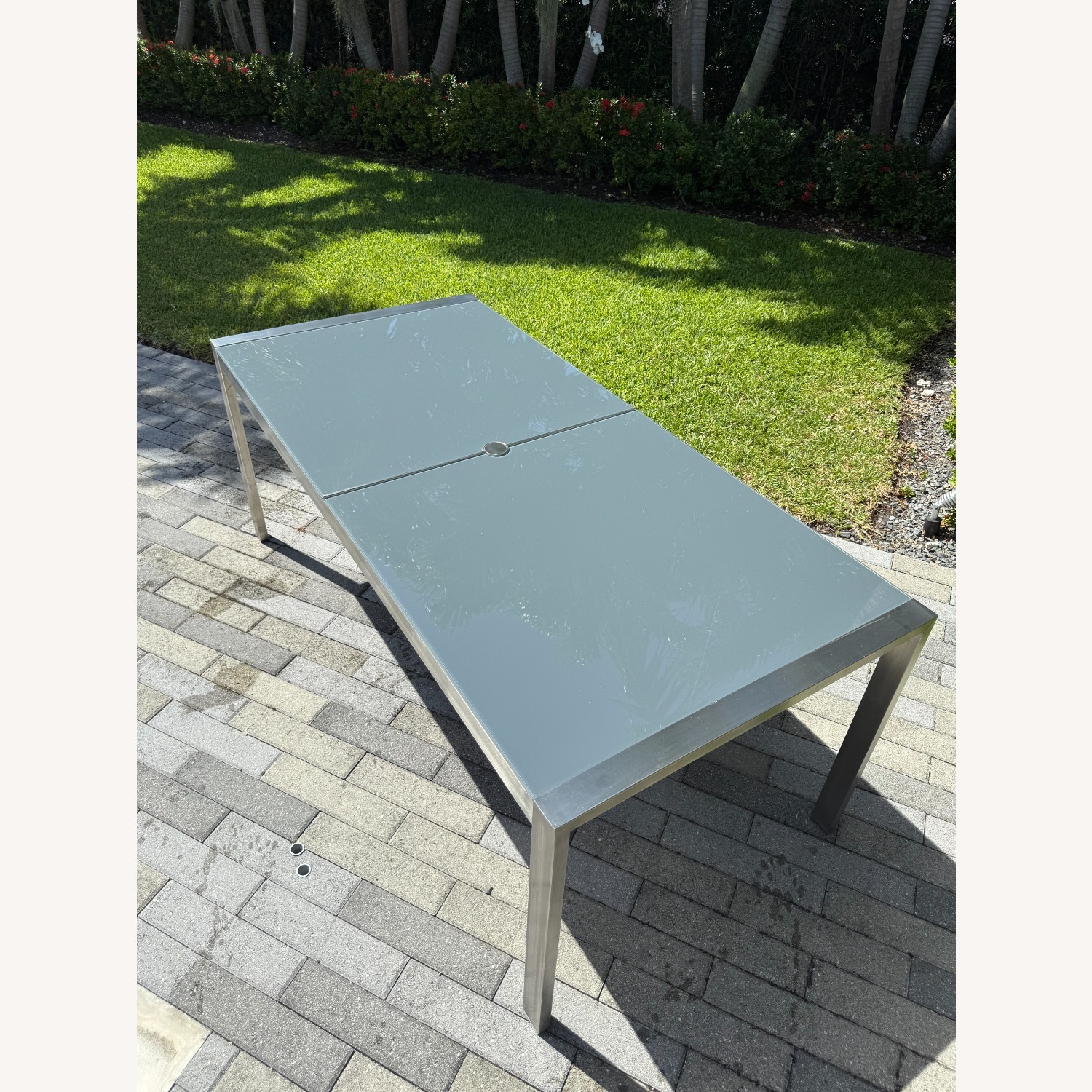 Dune Dining Table W Charcoal Glass - image-7