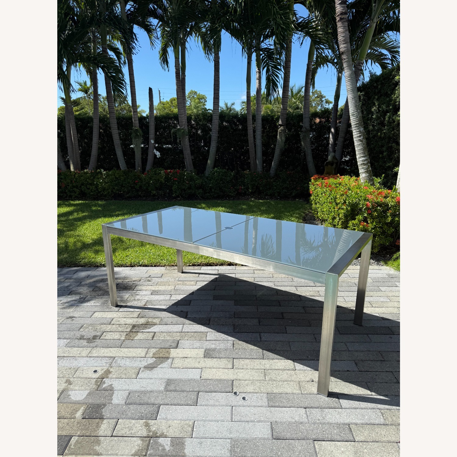 Dune Dining Table W Charcoal Glass - image-5