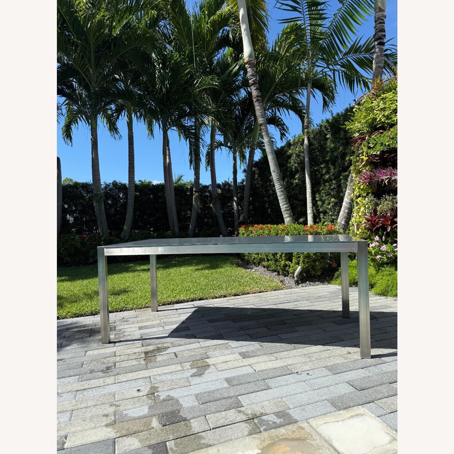 Dune Dining Table W Charcoal Glass - image-3