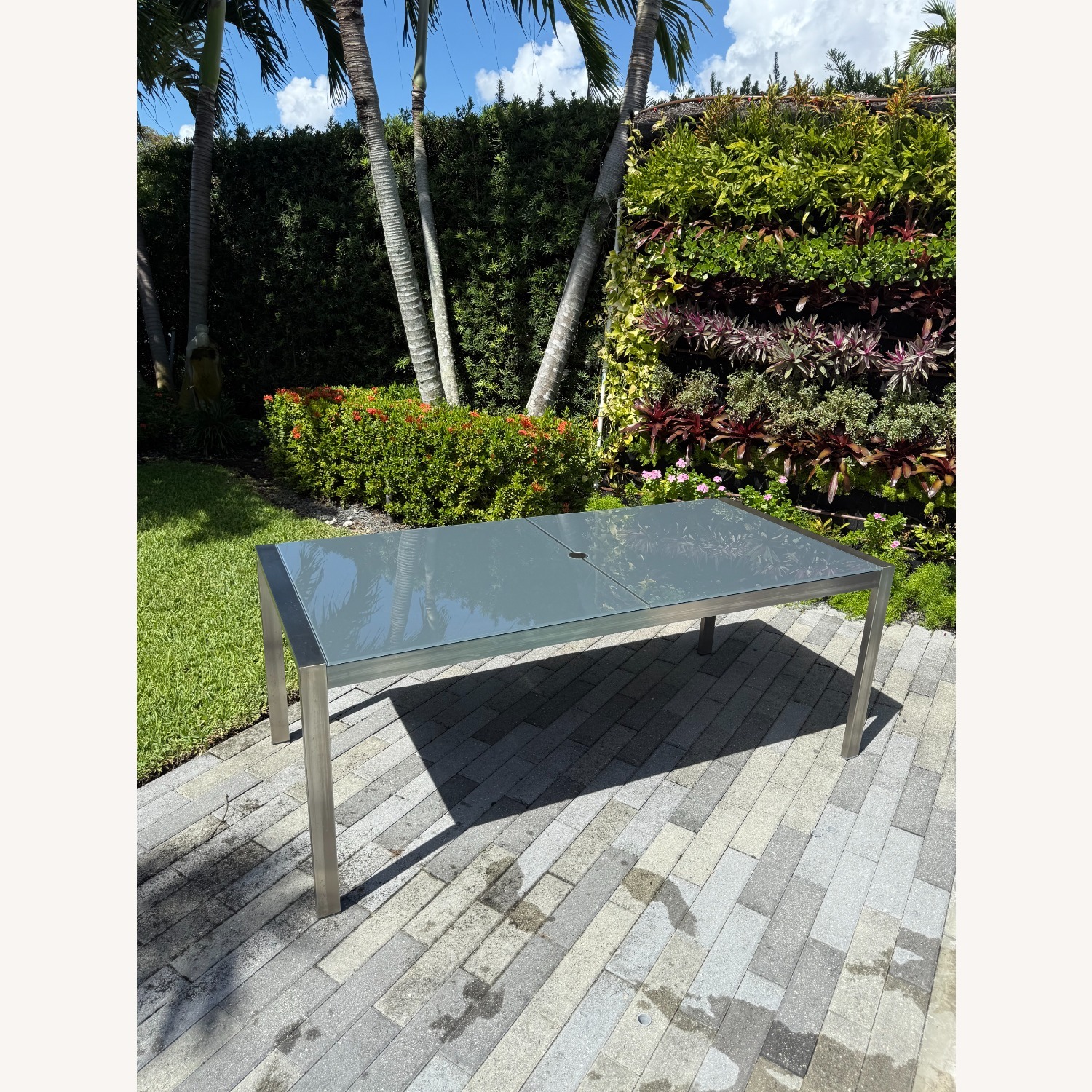 Dune Dining Table W Charcoal Glass - image-4