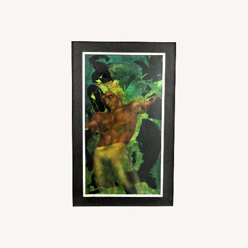 Used Lester Russon Oil Painting Titled Meditation 1966 for sale on AptDeco