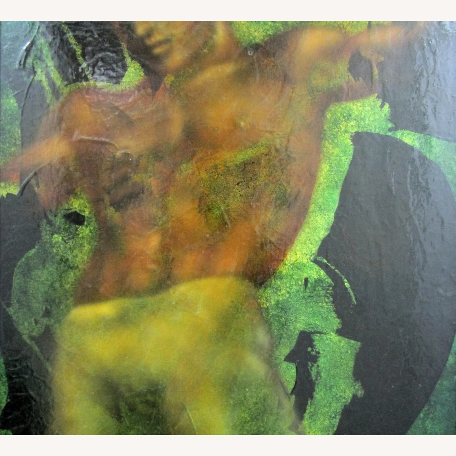 Lester Russon Oil Painting Titled Meditation 1966 - image-5