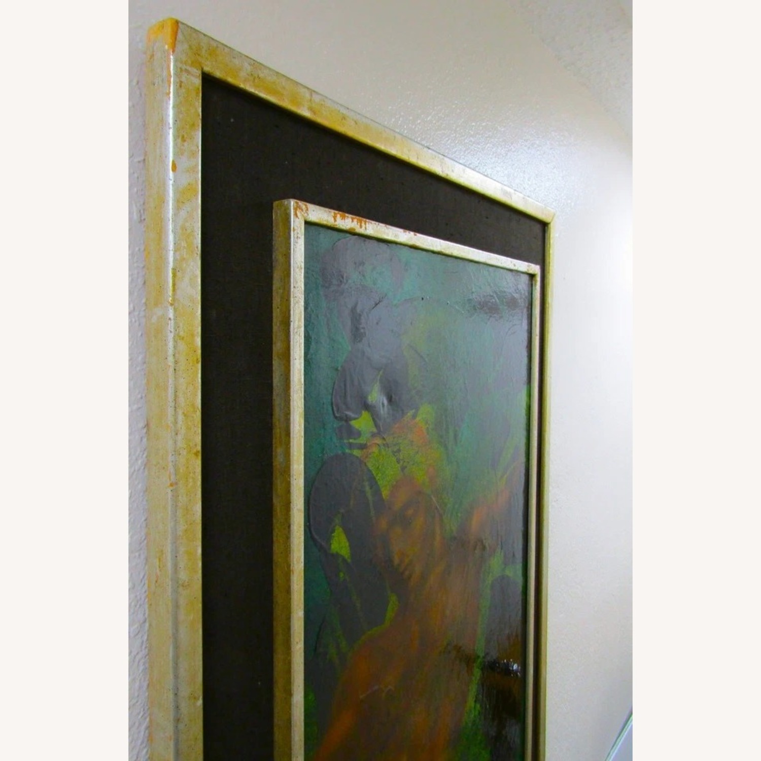 Lester Russon Oil Painting Titled Meditation 1966 - image-8