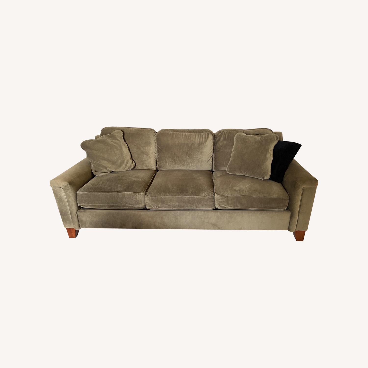 Ethan Allan Sofa - Hunter Green - image-0