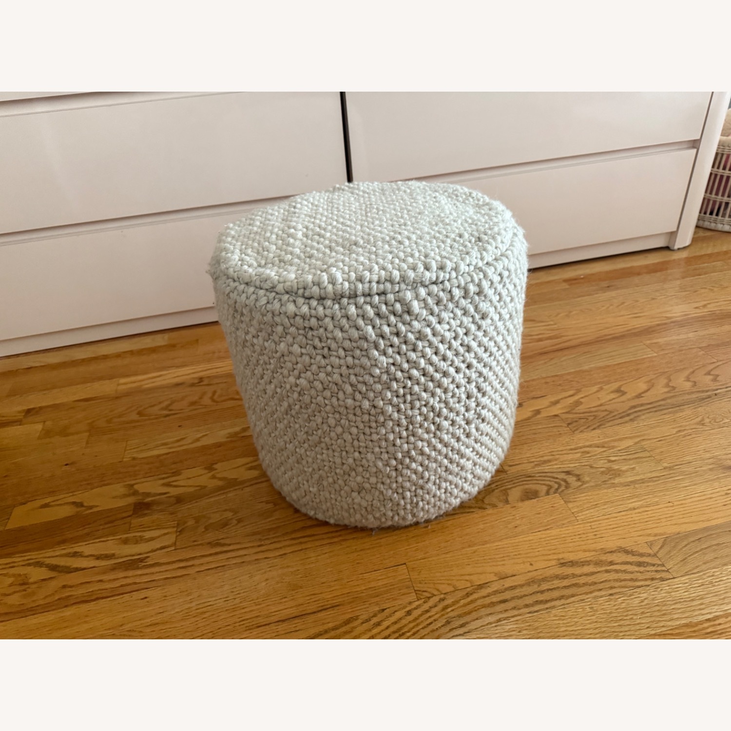 Article Texa 16” Pouf - Vanilla - image-1