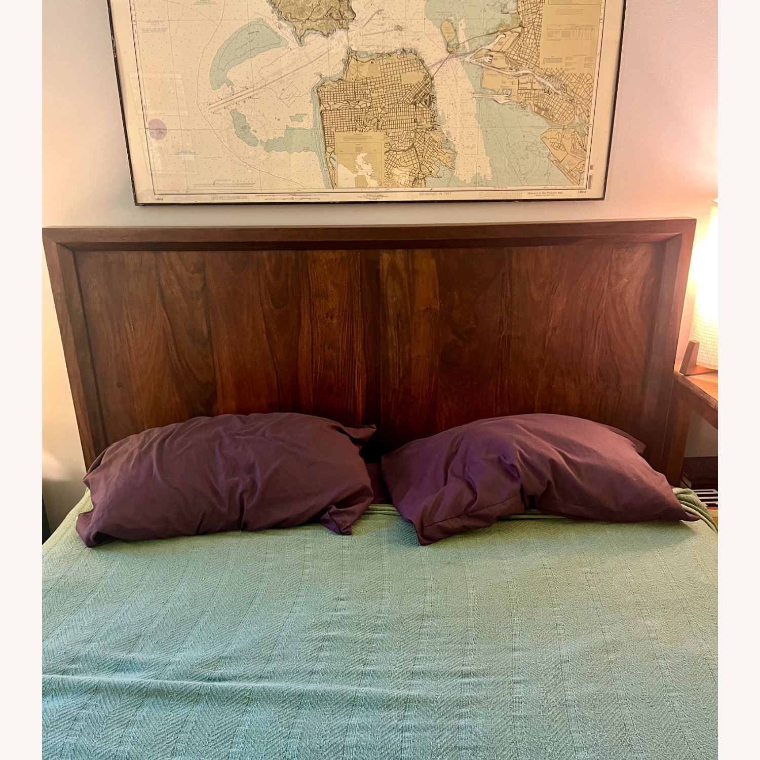 Crate & Barrel Steppe Queen Bedframe - image-1