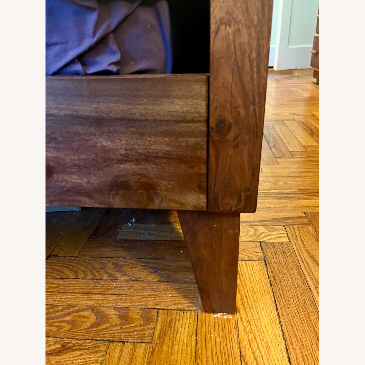 Crate & Barrel Steppe Queen Bedframe - image-5