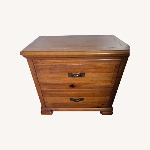 Used 2 Drawer Stanley Nightstand for sale on AptDeco