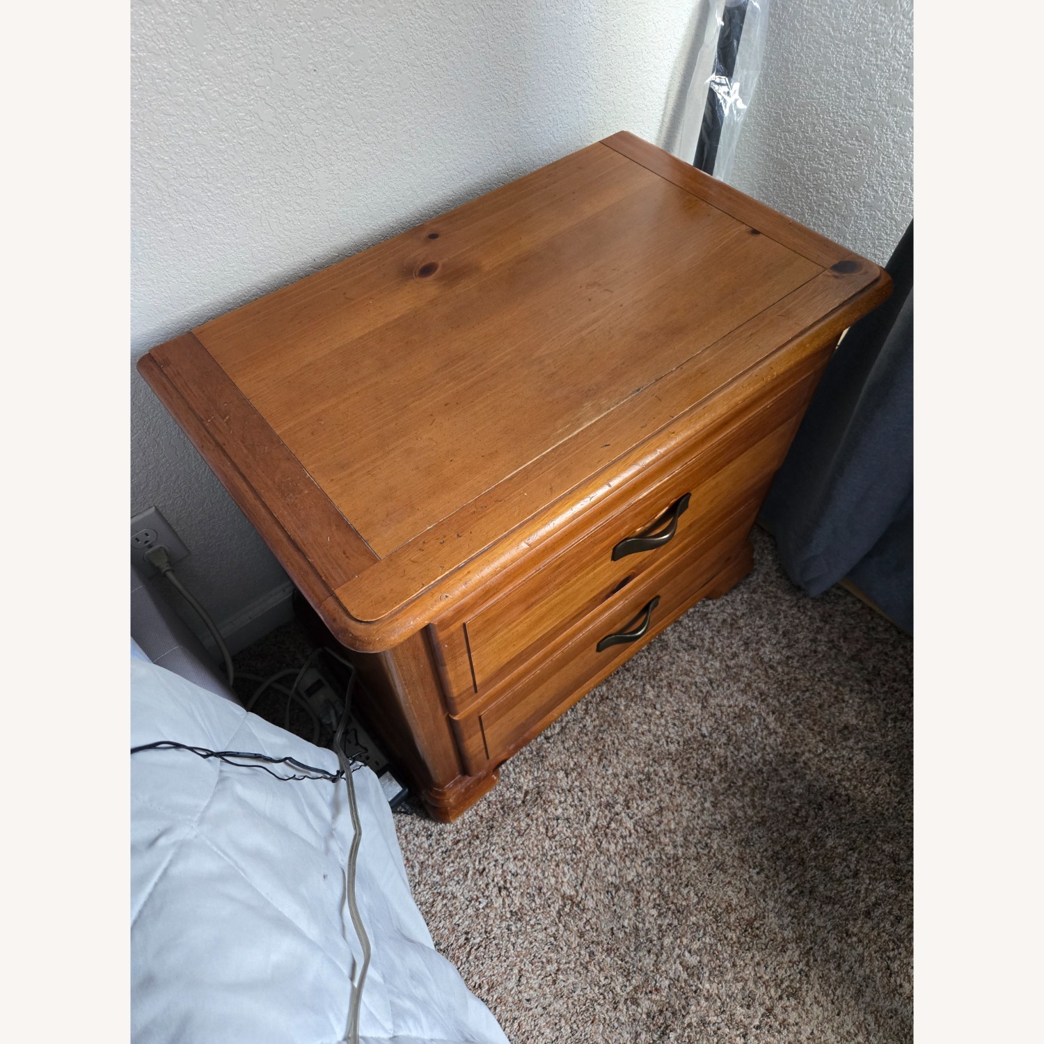 2 Drawer Stanley Nightstand - image-2