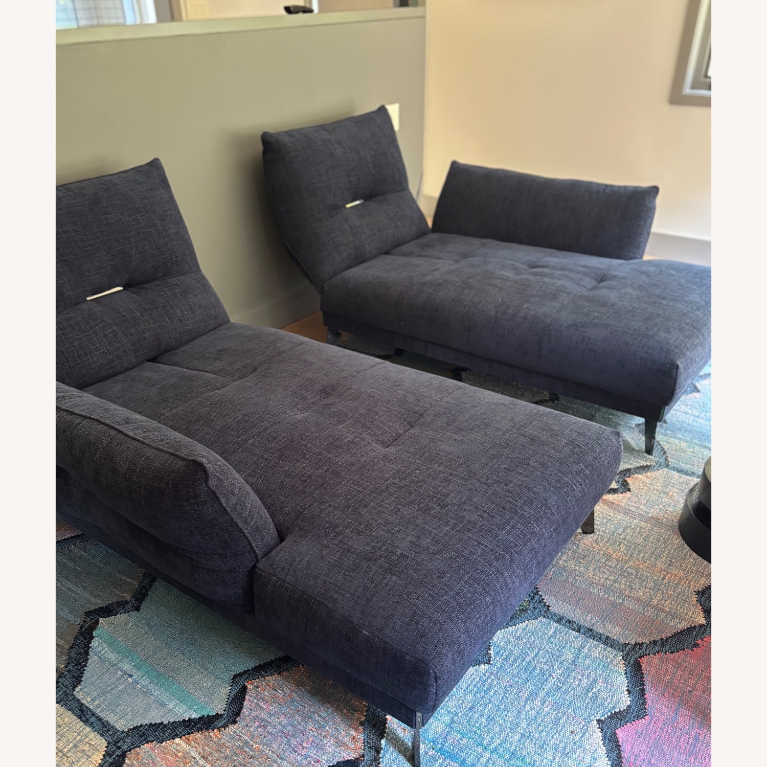 Roche Bobois Pair of Chaises - image-1