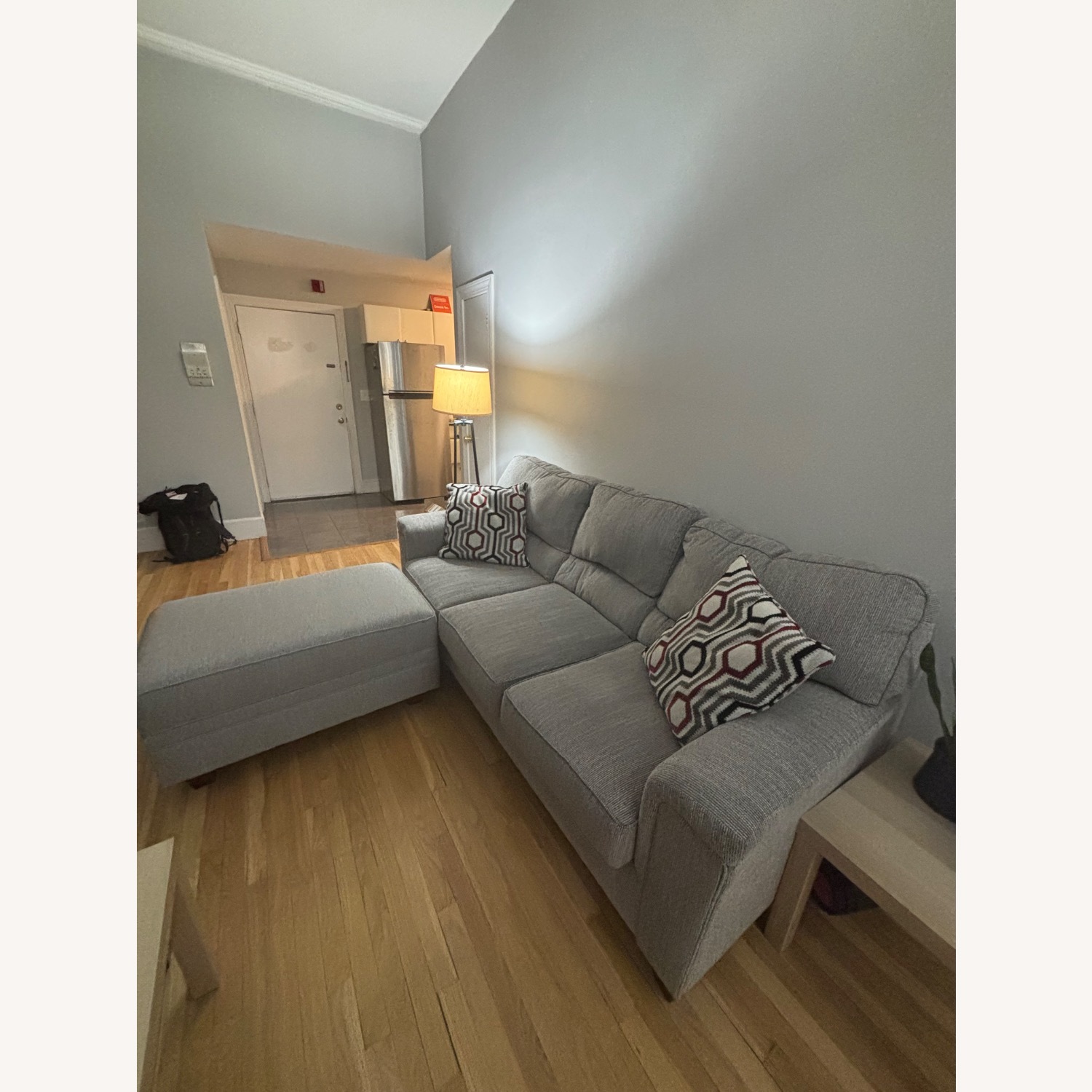 Bob’s 3-Seat Sofa with Matching Storage Ottoman - image-2