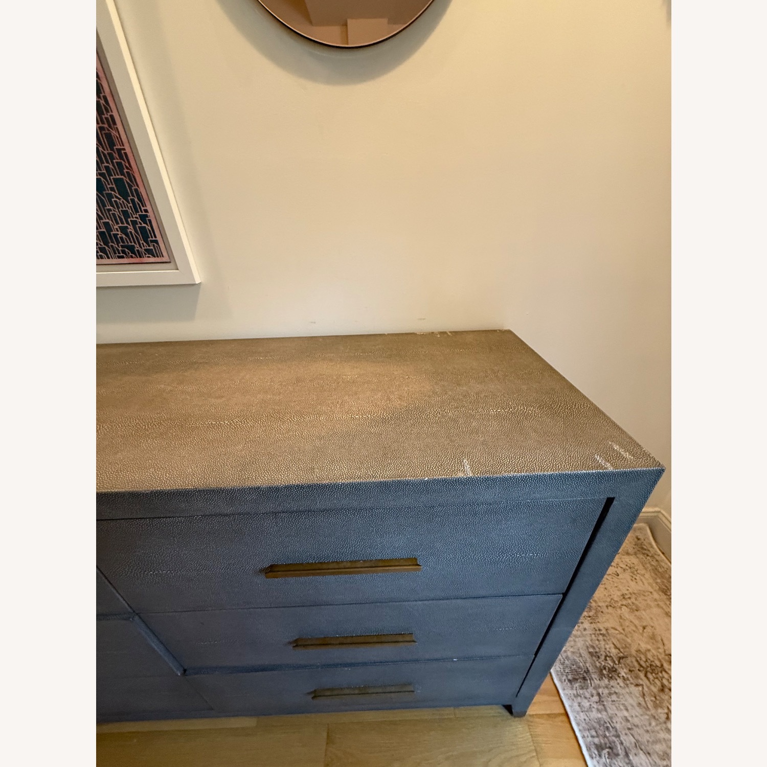 Restoration Hardware Monarch 9 Drawer Dresser Shagreen - image-4